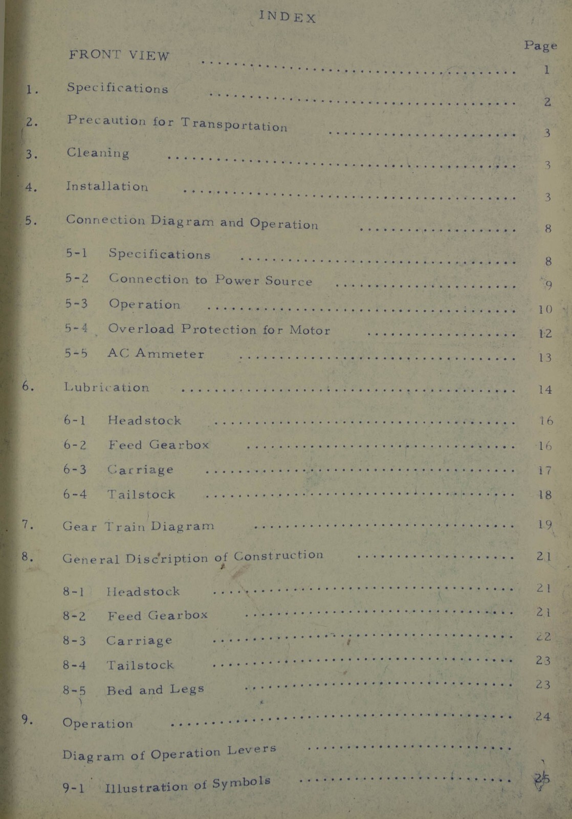 Ikegai A2011 Lathe Operators, Maintenance Electrical and Parts Manual