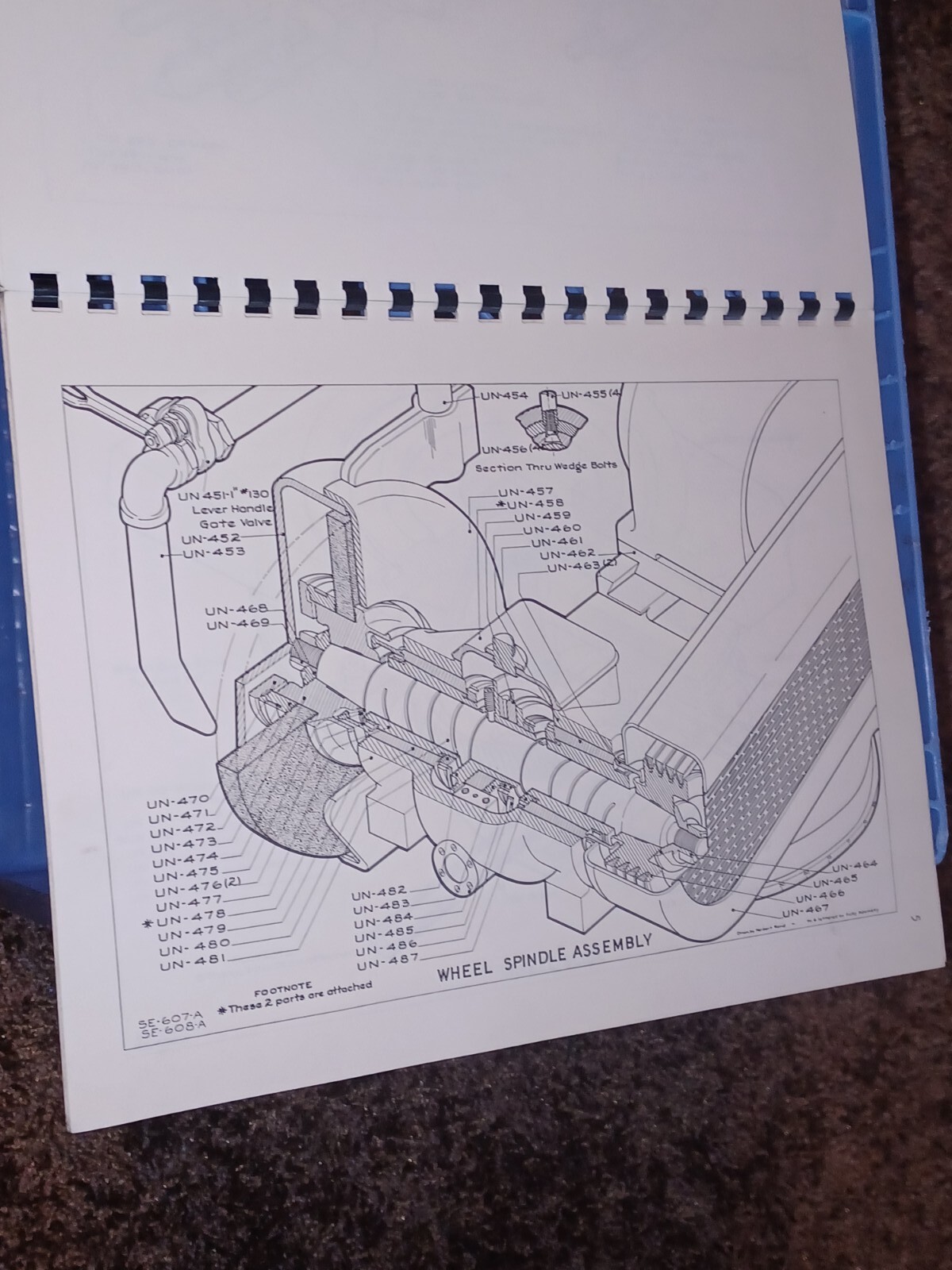 NORTON 12/14/16″ Type C Universal GRINDERS Parts Catalog Manual 1261-a Book
