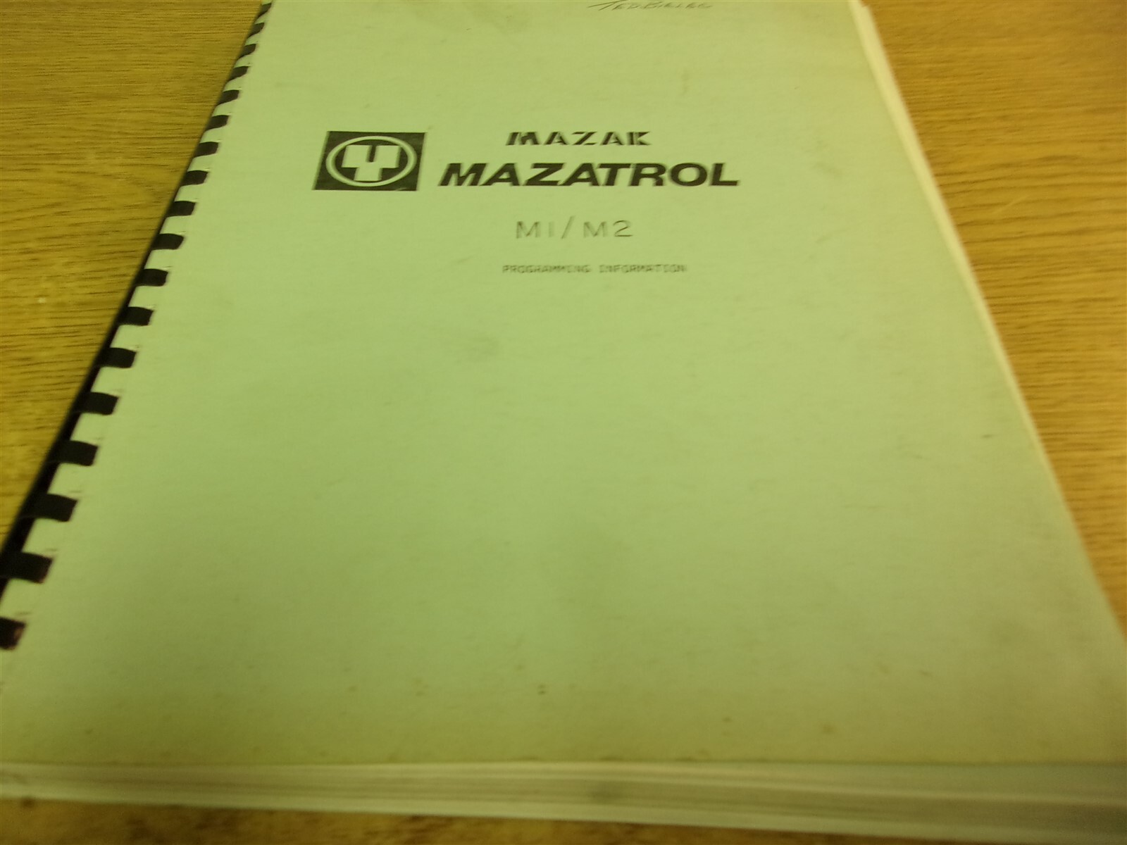 Mazak Mazatrol M1/M2 Programming Information Manual *FREE SHIPPING*