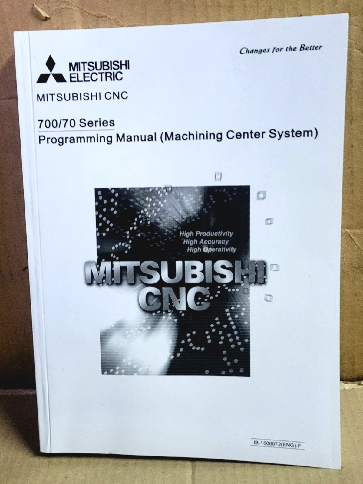 MITSUBISHI CNC Meldas 700/70 Series Programming Manual Machining Center System