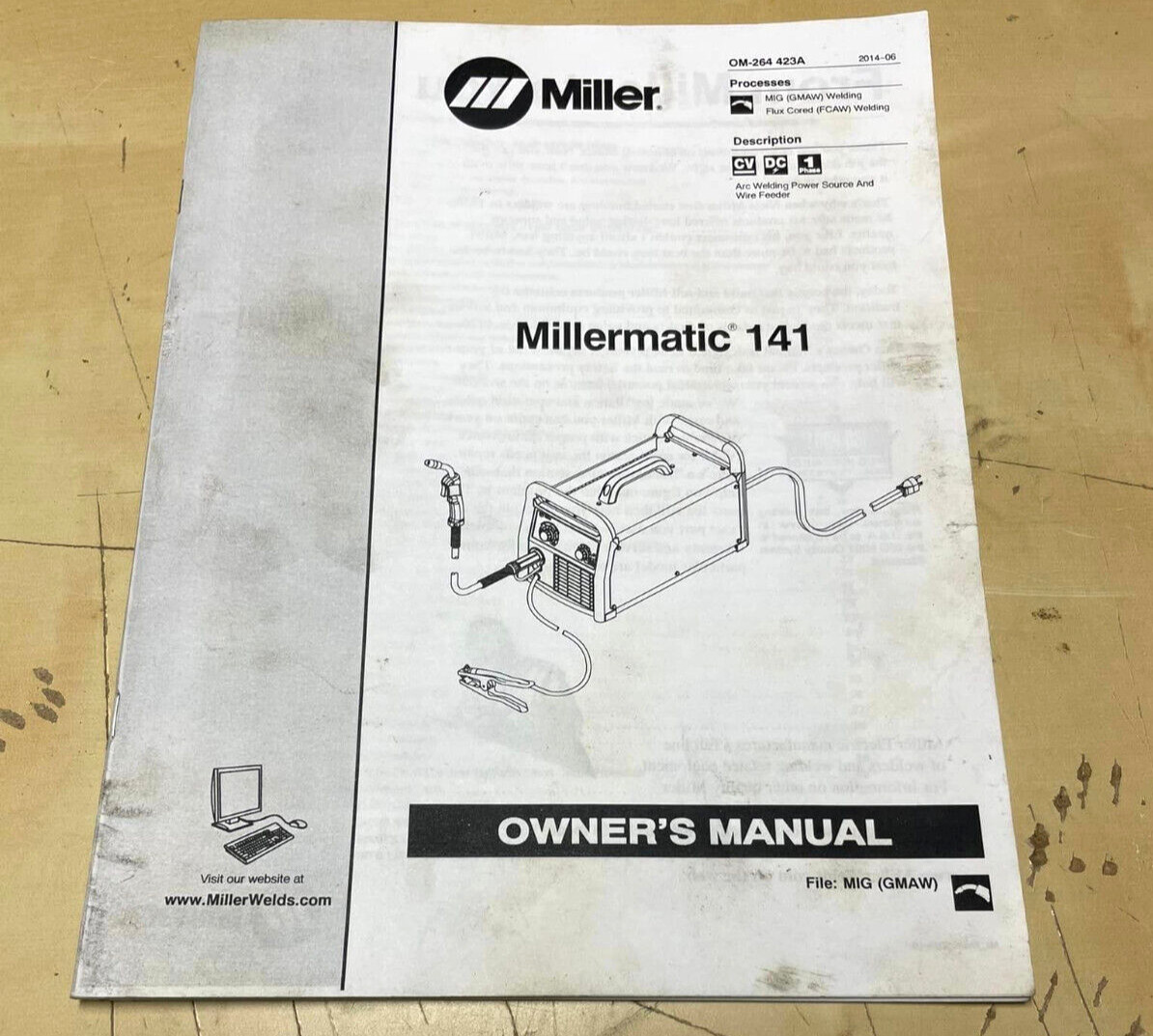 Miller Electric Millermatic 141 Welding Owner’s Manual OM-264 423A