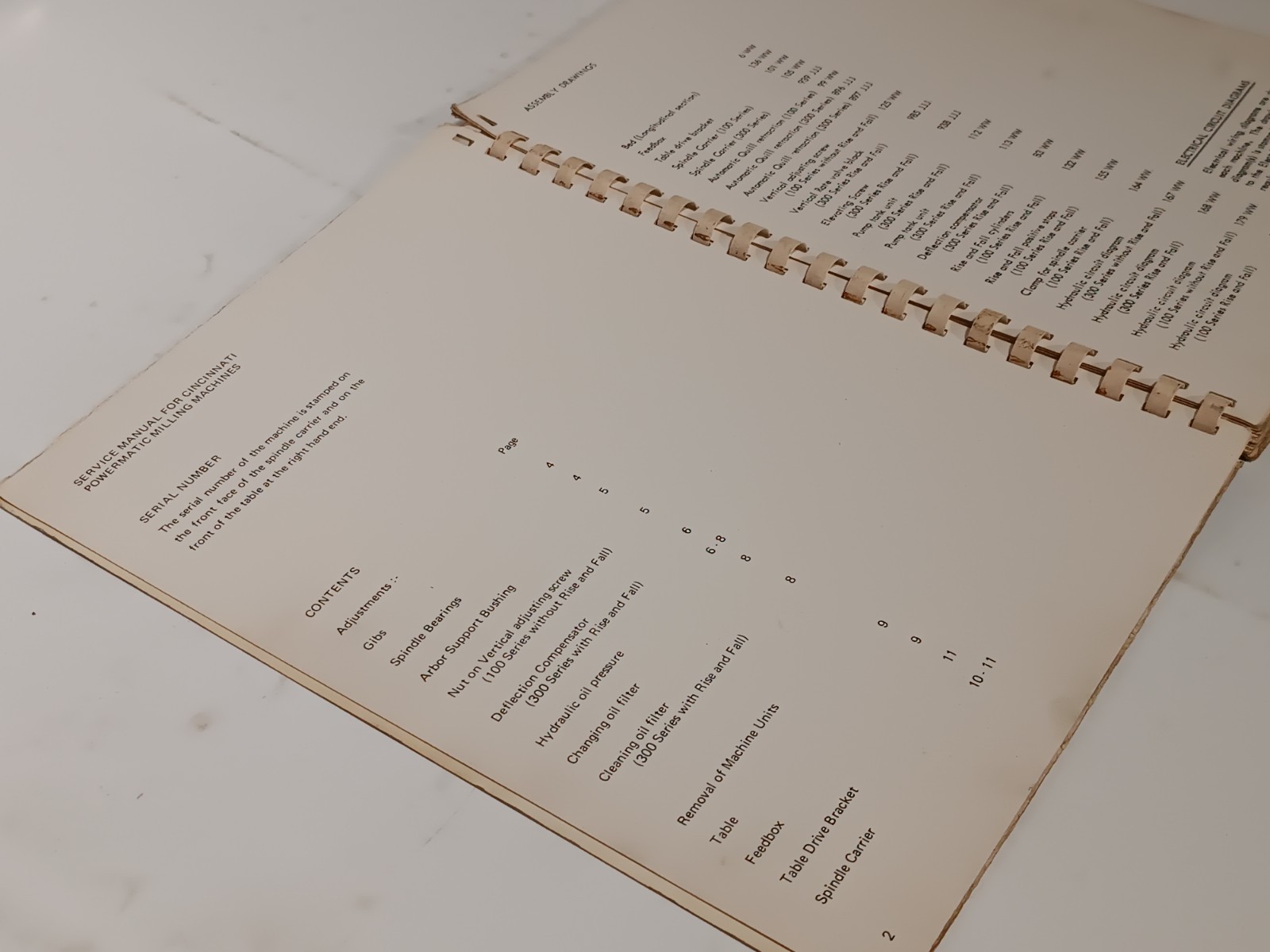 Cincinnati Milacron 100 + 300 Series Powermatic Milling Machines Service Manual