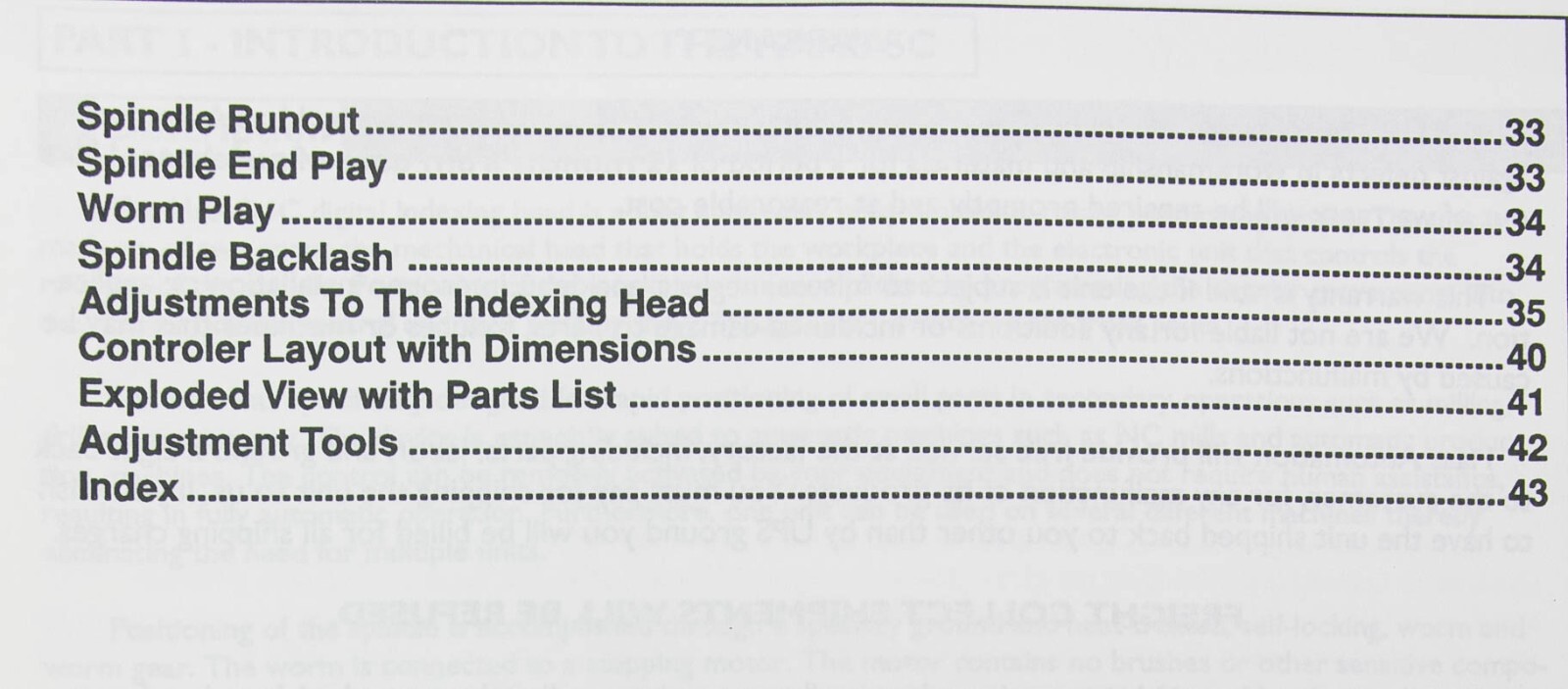 Haas H5C Indexing Head Model Operators Programming & Servicing Manual 1992