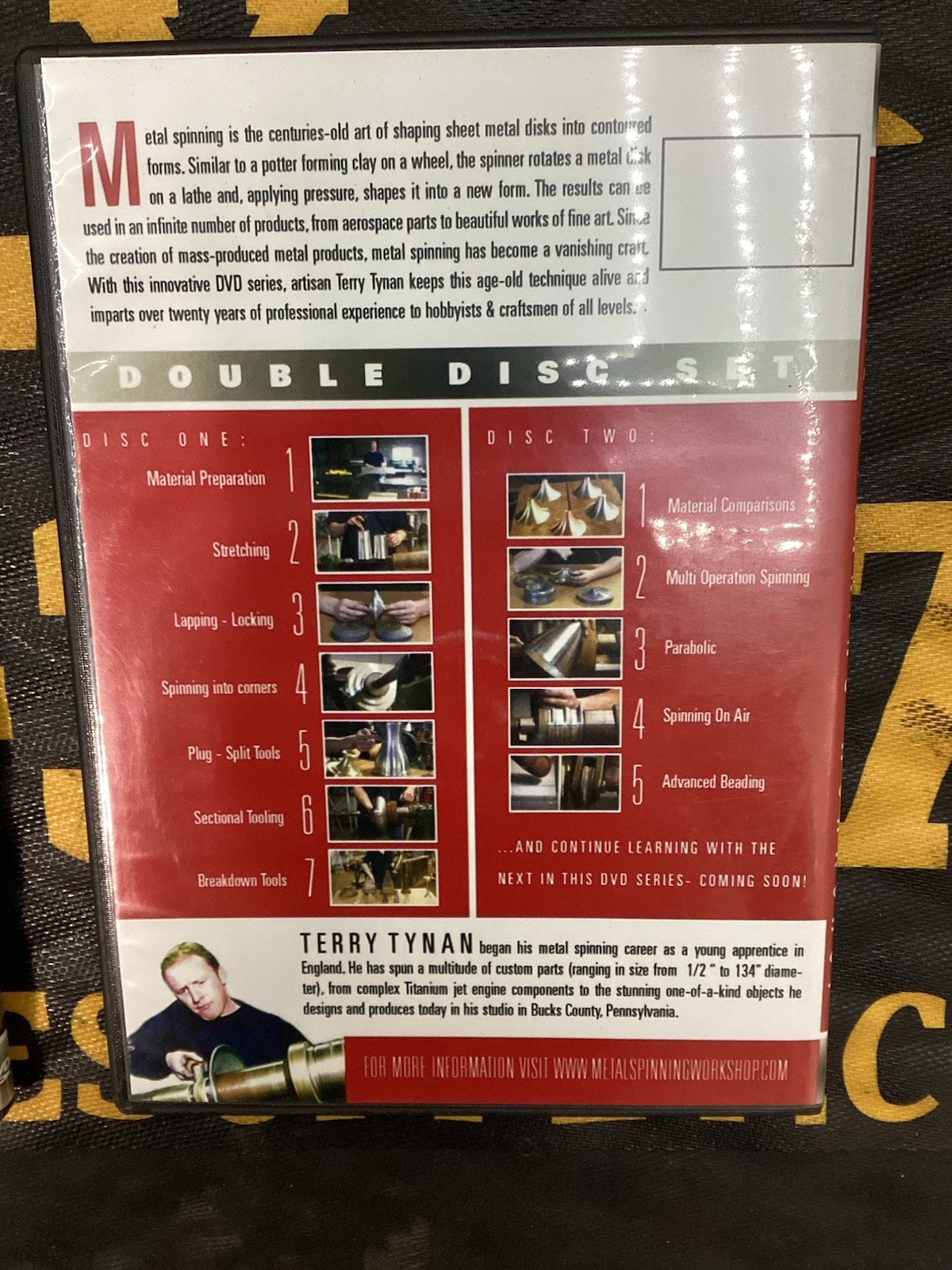 METAL FABRICATION TRAINING VHS DVD & BOOK LOT WELDING SHAPING SPINNING CHOPPING
