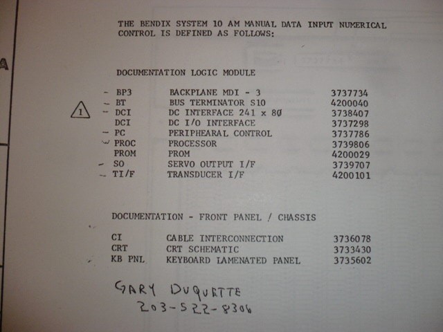 Dynapath S10AM CNC circuit board schematics