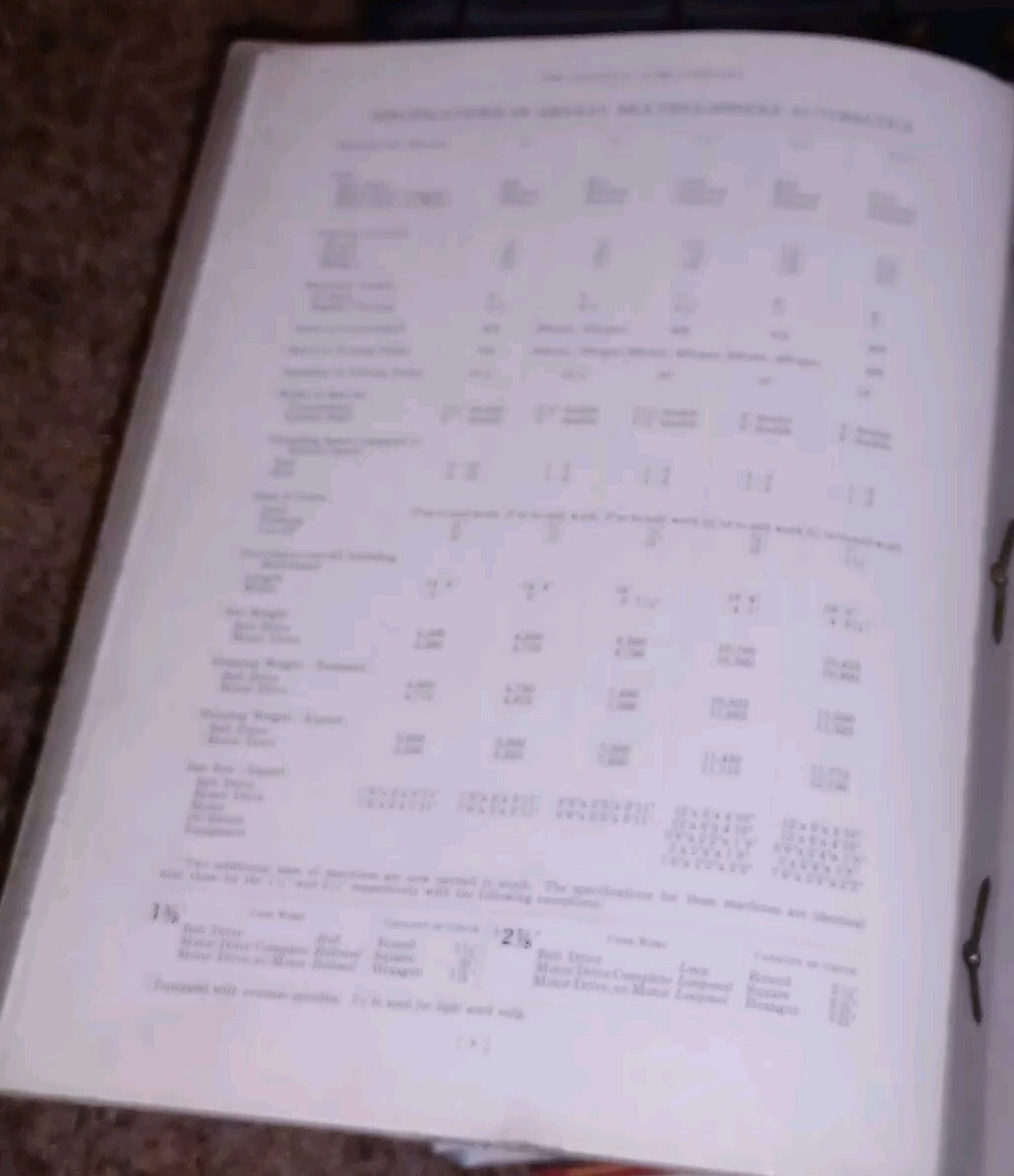 NATIONAL ACME Catalog GRIDLEY AUTOMATIC Model G Multiple Spindle Screw Machines!