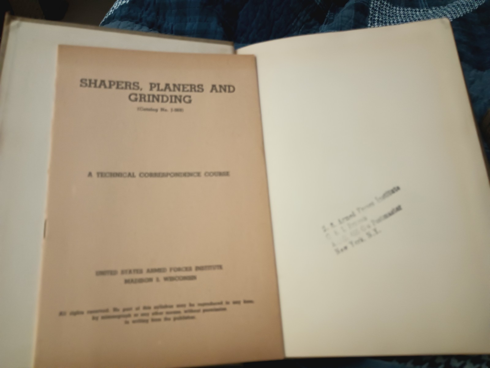 Modern Machine Shop Training National Schools Volumes 1-3 Set 1943 Hardcover