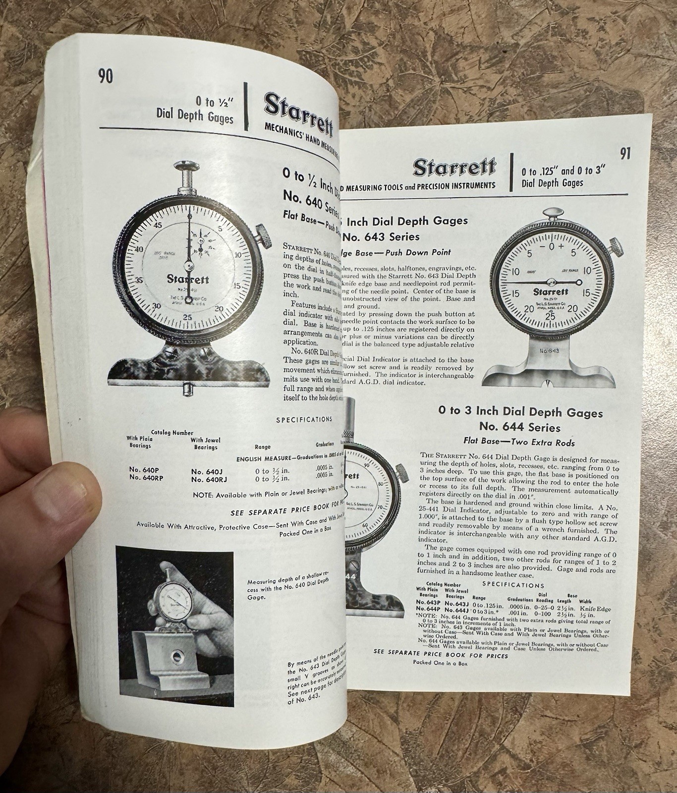 1957 Starrett Tools Catalog No. 27 Second Edition 462 Pages