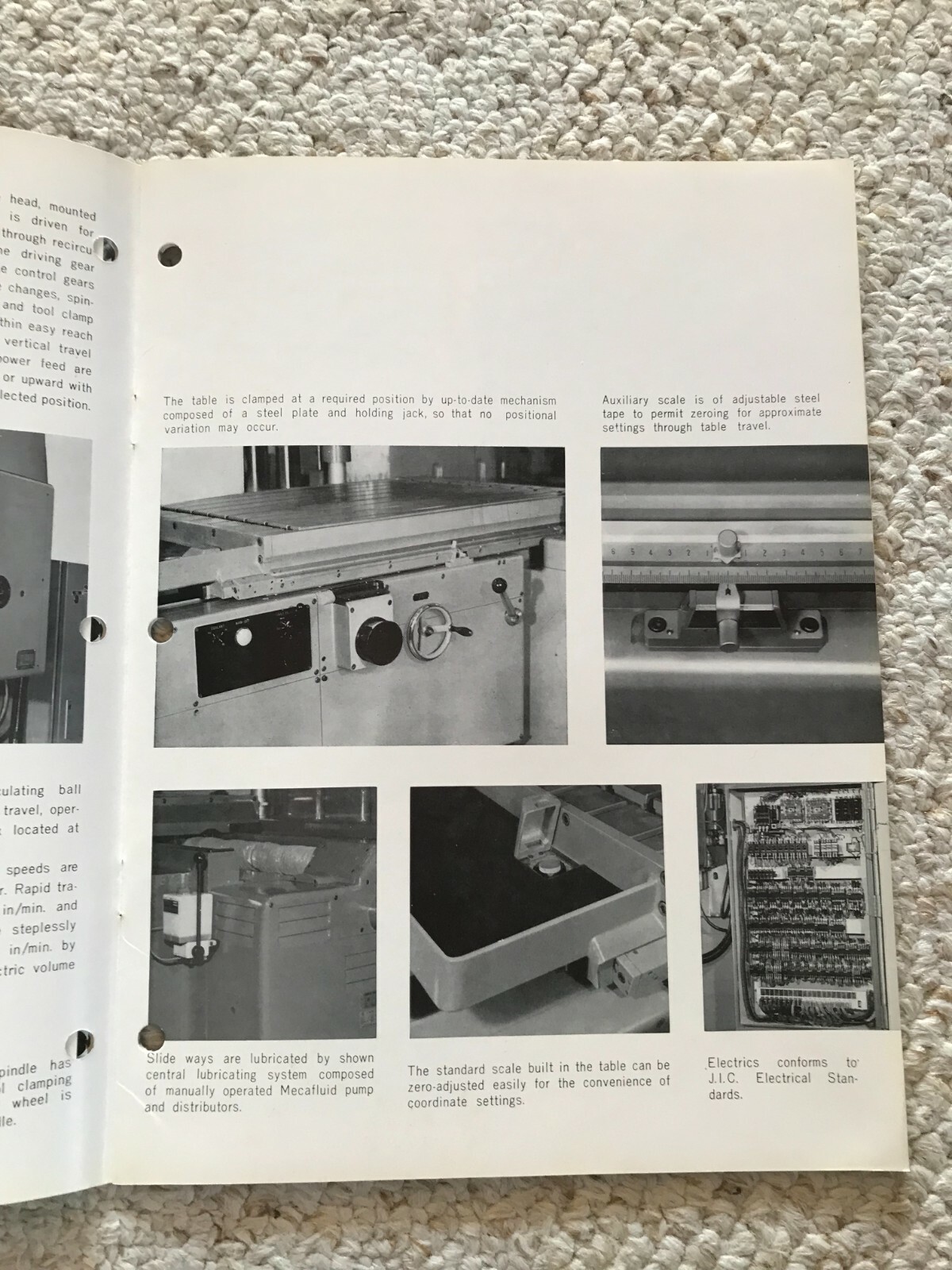 MITSUI SEIKI 6B & 6BN OPTICAL JIG BORING MACHINE SALES CATALOG