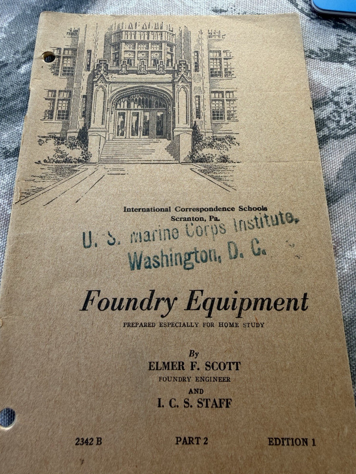 Rare 1928 Foundry Equipment Metal Casting Illustr. 60pp. SHIPS FREE