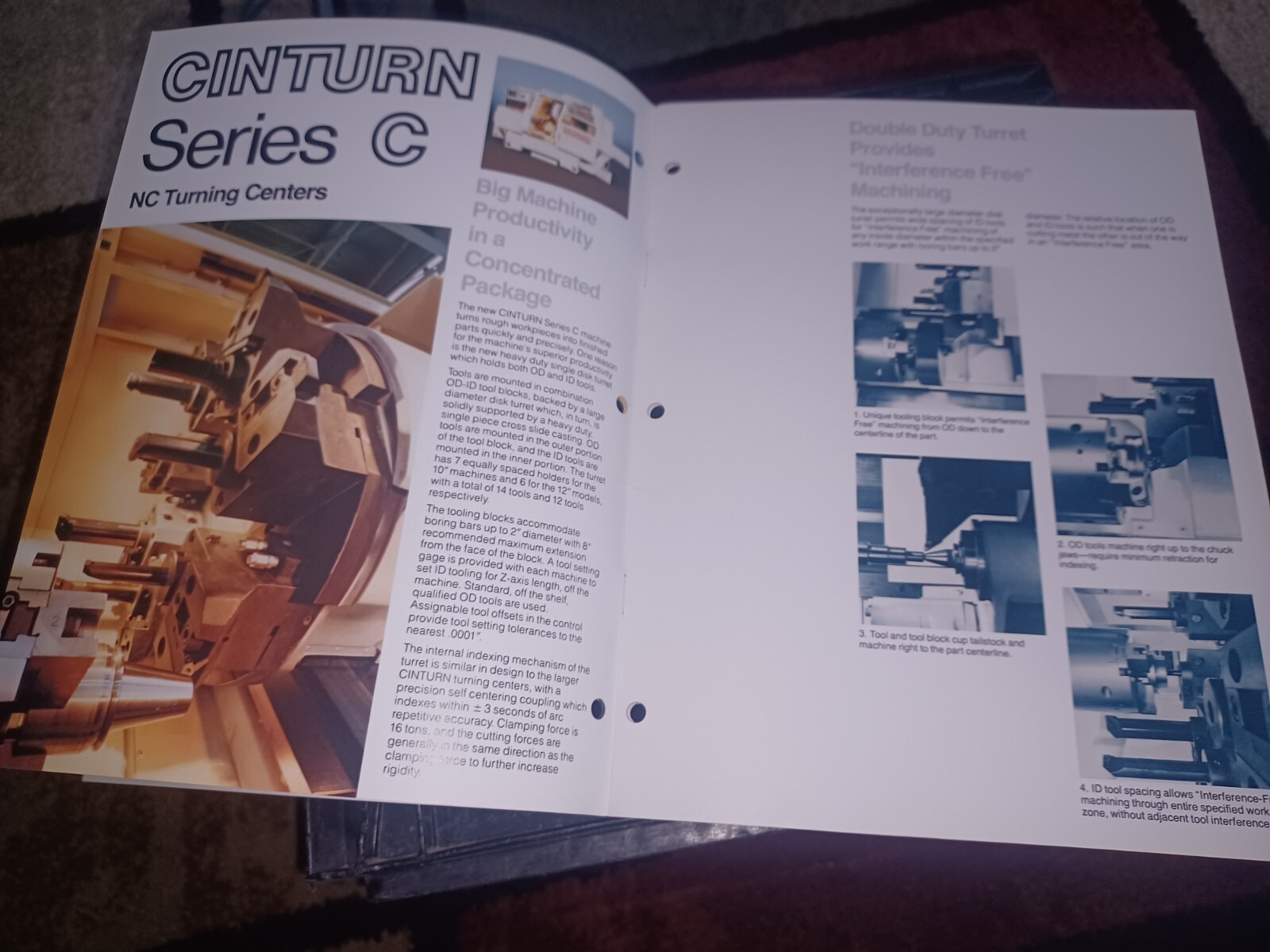 1980 Cincinnati Milacron Cinturn Series C Sales Catalog Book NC Turning Centers