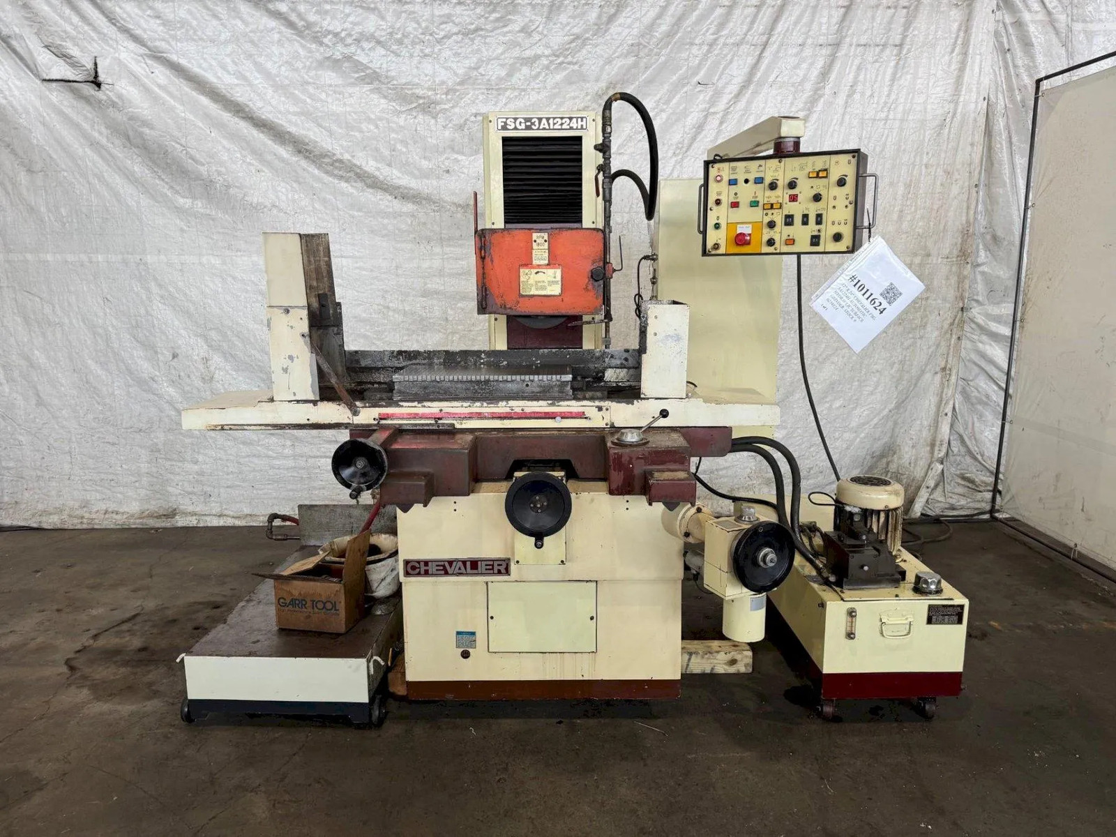 12″ X 24″ CHEVALIER FSG-3A1224H AUTOMATIC HYDRAULIC SURFACE GRINDER. STOCK # 101