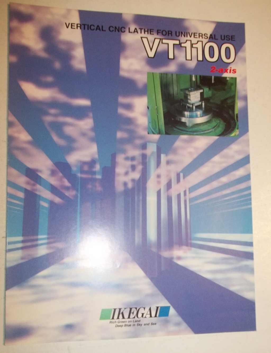 Ikegai CNC Lathe 2-Axis VT1100 Specs Manual
