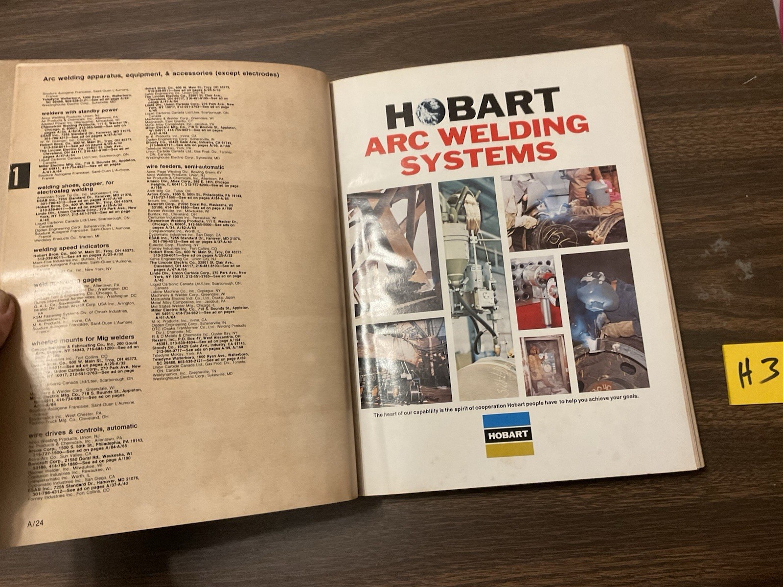 Vintage Welding Data Book Product Selector & Source Guide 1978 / 1979, PB, H3