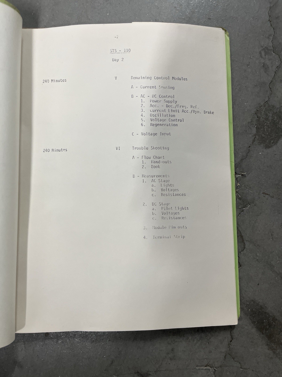 Vintage Smith Wesson Ramsey Controls Seminar STS-110 Instruction Training Manual