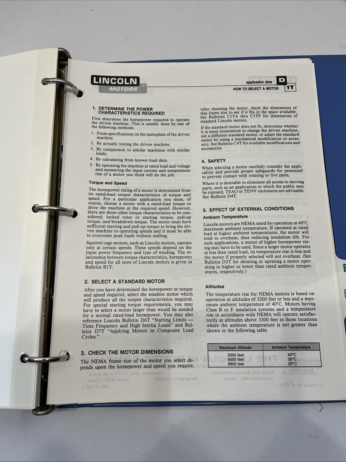 Vintage Lincoln Electric Welder’s & Motor- Product Brochures & Data Information