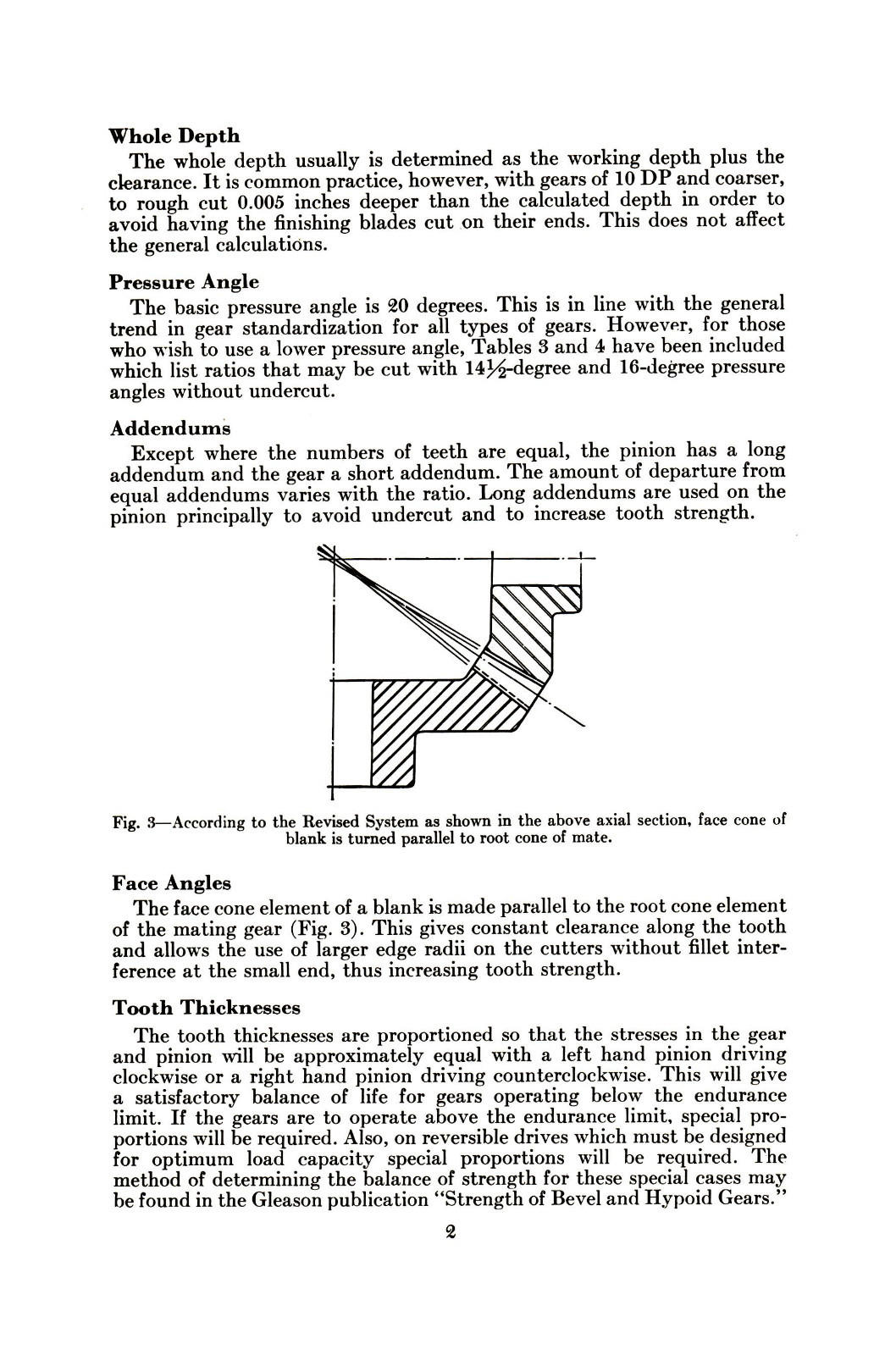 Gleason Tables for Spiral Bevel Gear System Design Manual #825