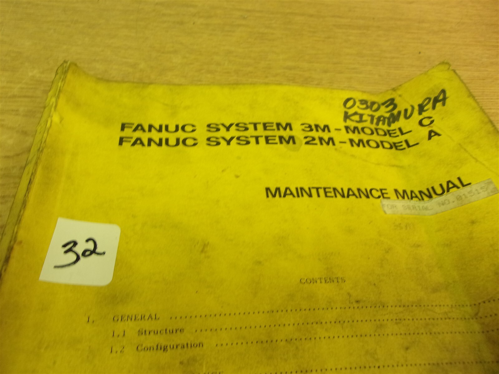 Fanuc 3M Model C 2M Model A Maintenance Manual B-54005E/01 “32”