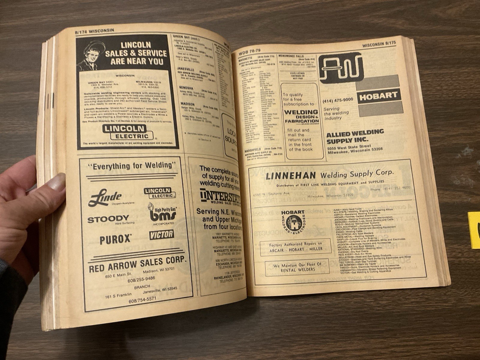 Vintage Welding Data Book Product Selector & Source Guide 1978 / 1979, PB, H3