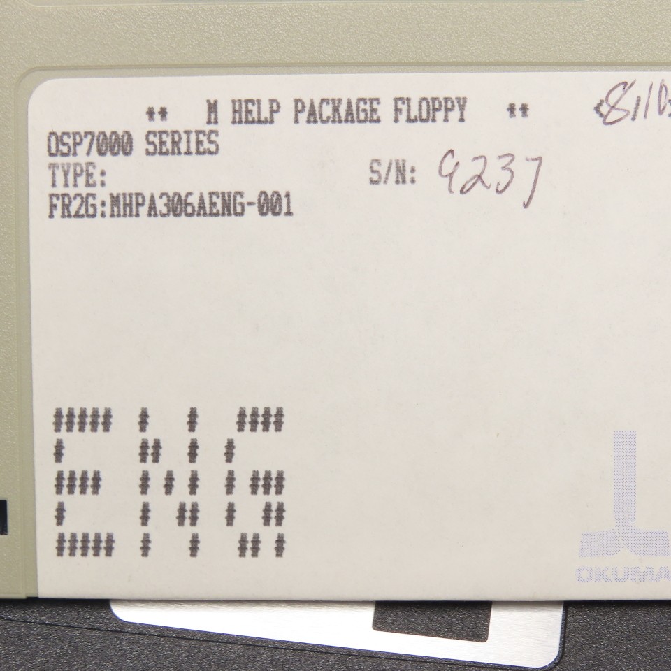 Okuma MX-45VA OSP700M Programming Software 10 Diskette Library