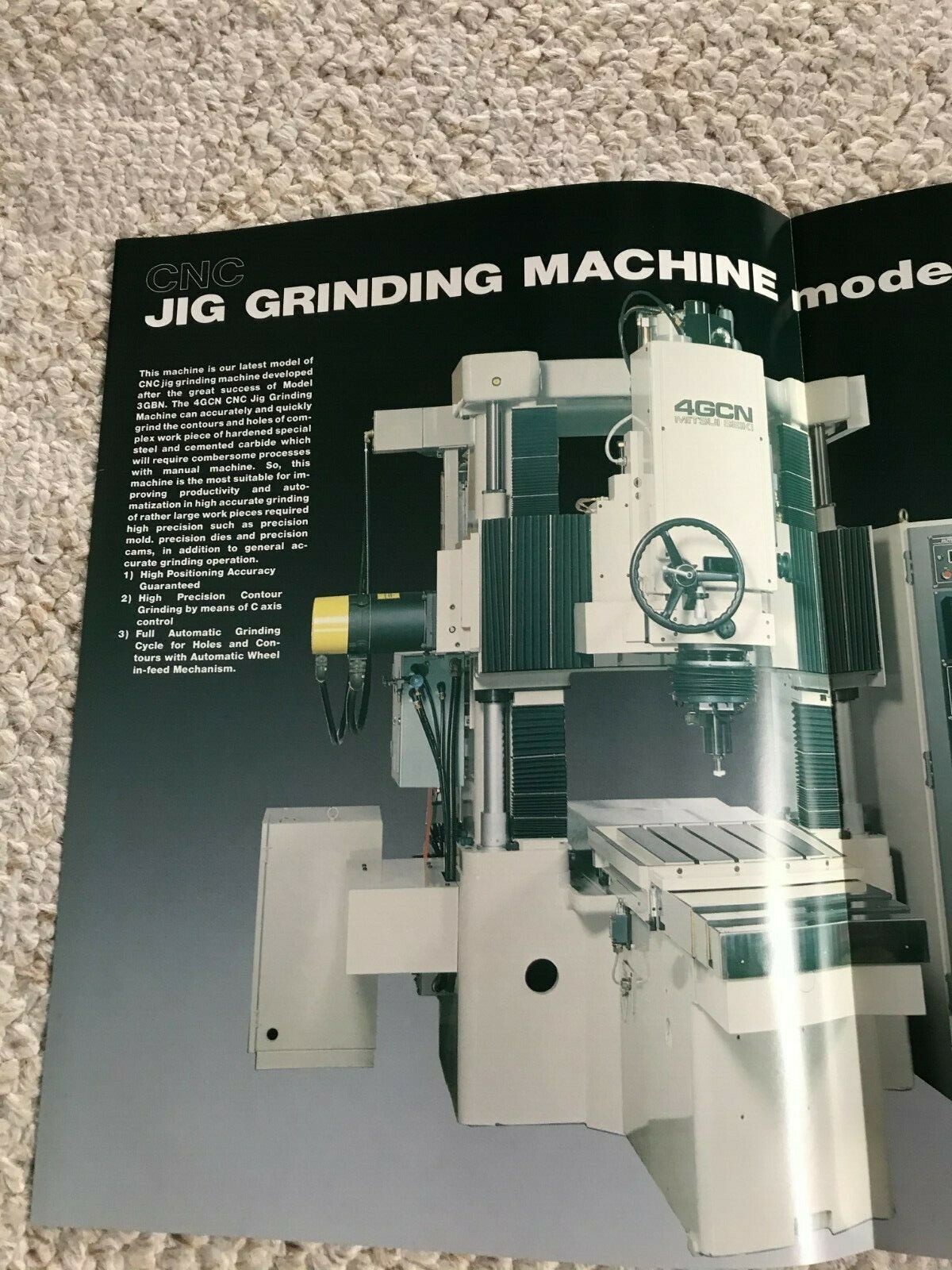 MITSUI SEIKI 4GCN CNC JIG GRINDING MACHINE SPECIFICATION
