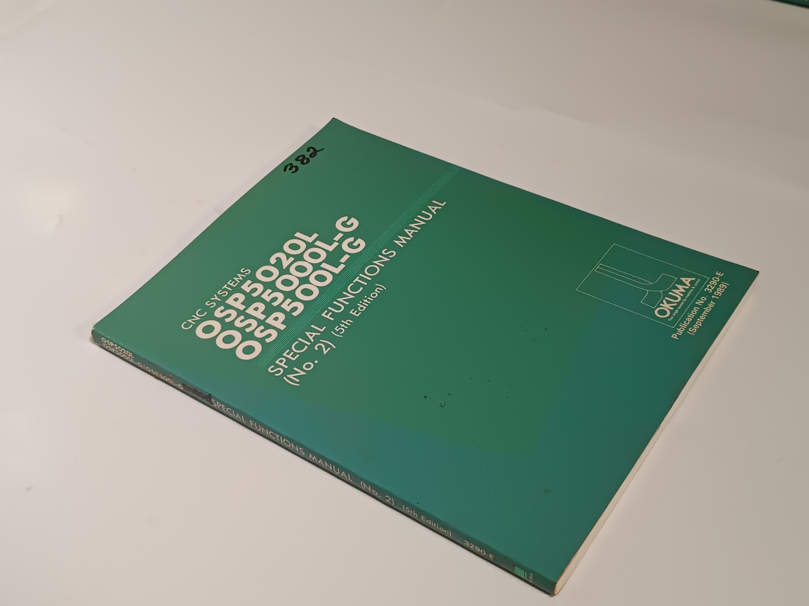 Okuma OSP5020L OSP5000L-G OSP500L-G Special Functions Manual No. 2, 5th Edition