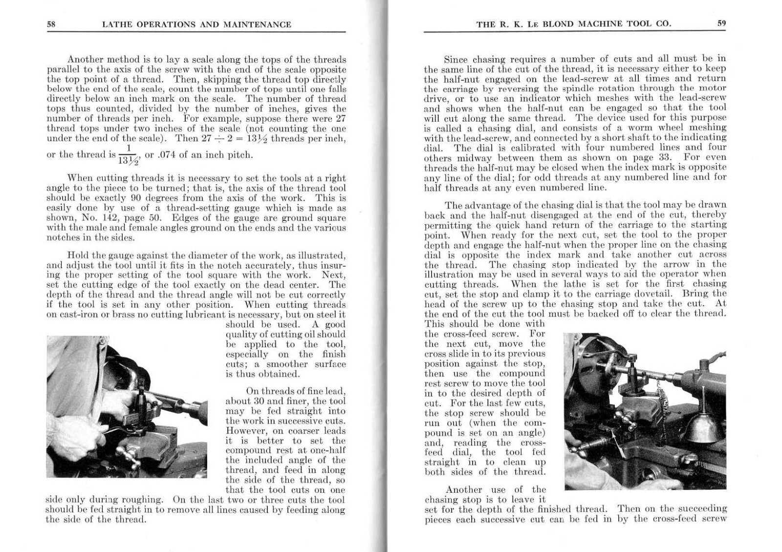Operation & Maint Manual Geared Lathe Running a Regal Geared Lathe – P67