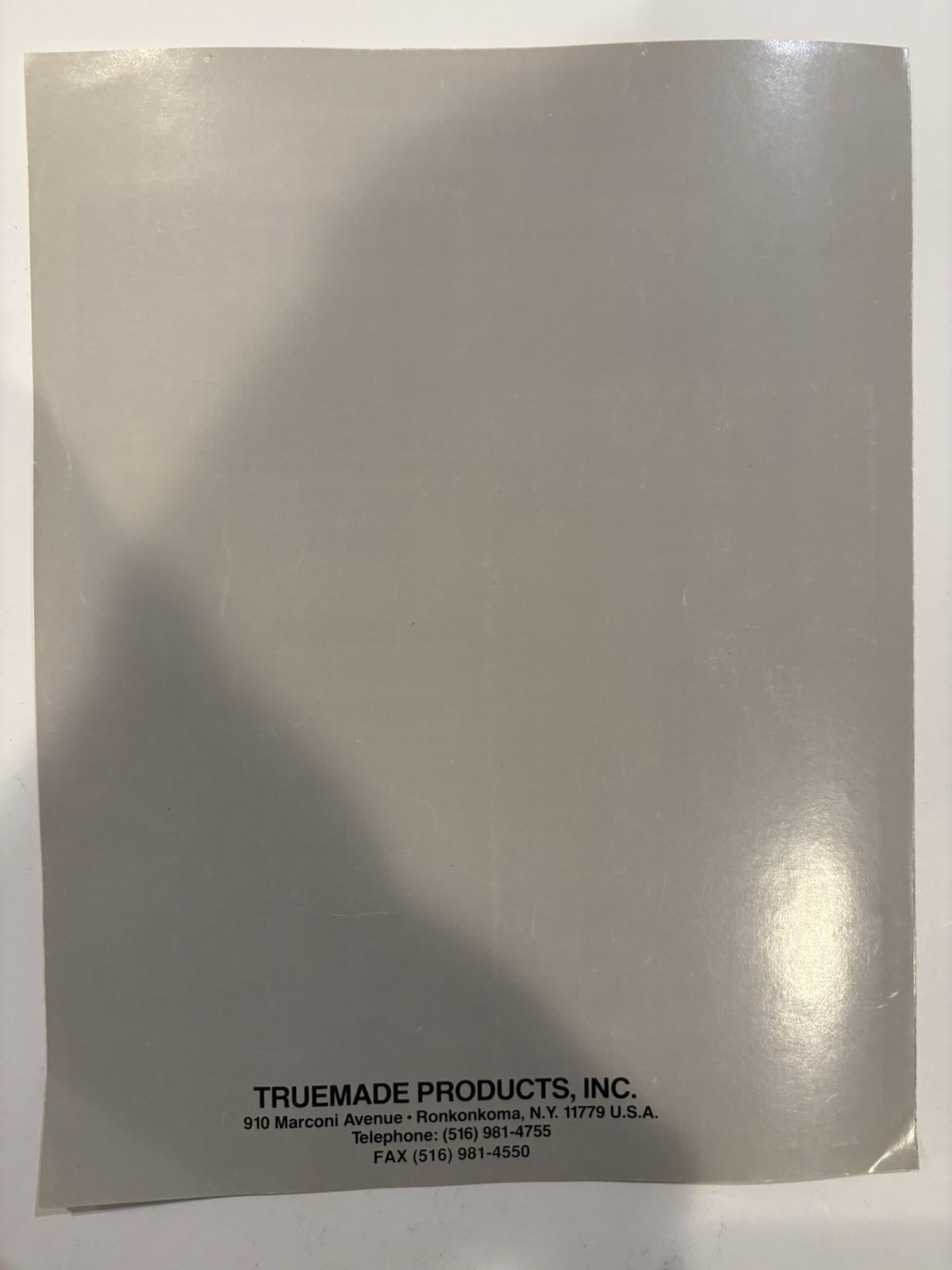 Truemade Products Inc Solid Carbide Boring Bars & Adapters Catalog (1992)