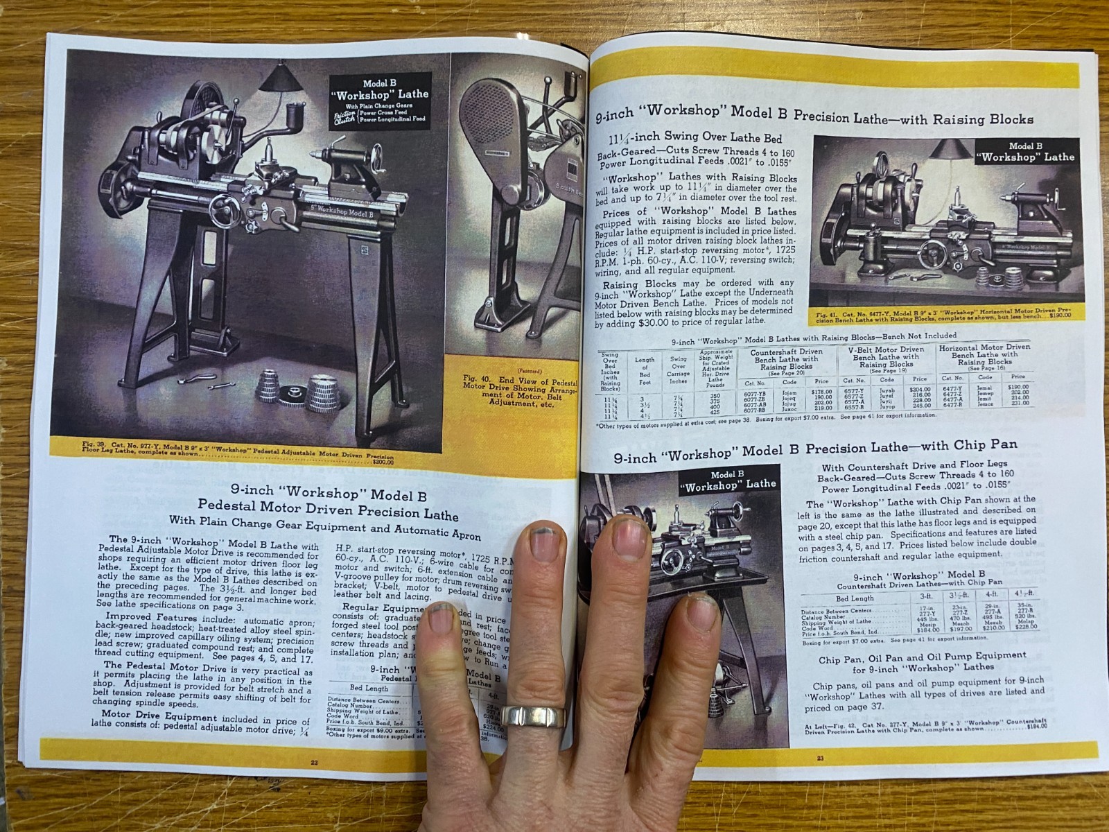 Instruction Manual Fits South Bend Lathe #50 – 9″ Workshop Precision Lathes 1939