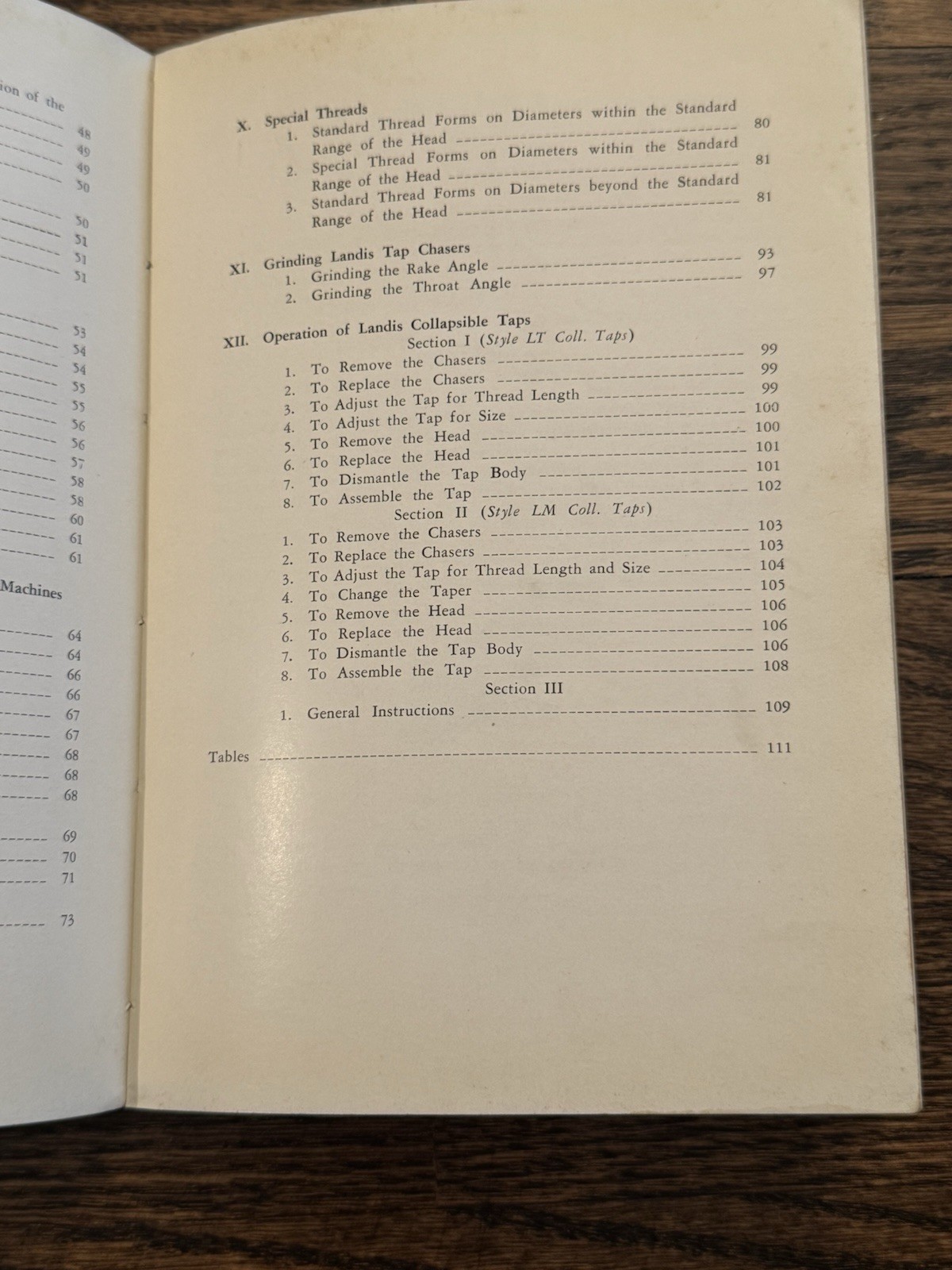 1940 LANDIS HANDBOOK 6th Ed Landis Threading & Tapping Equipment WAYNESBORO PA