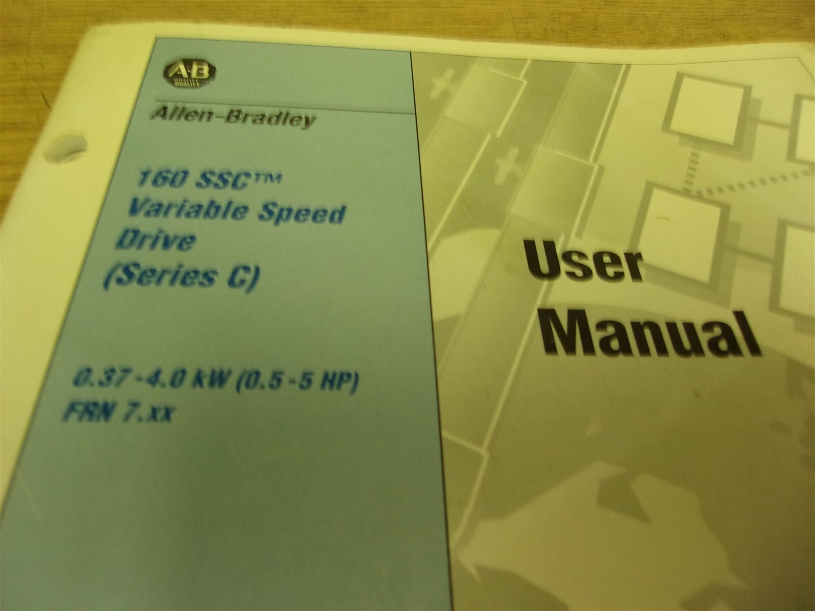 Allen Bradley 160SSC Variable Speed Drive User Manual Series C “H”
