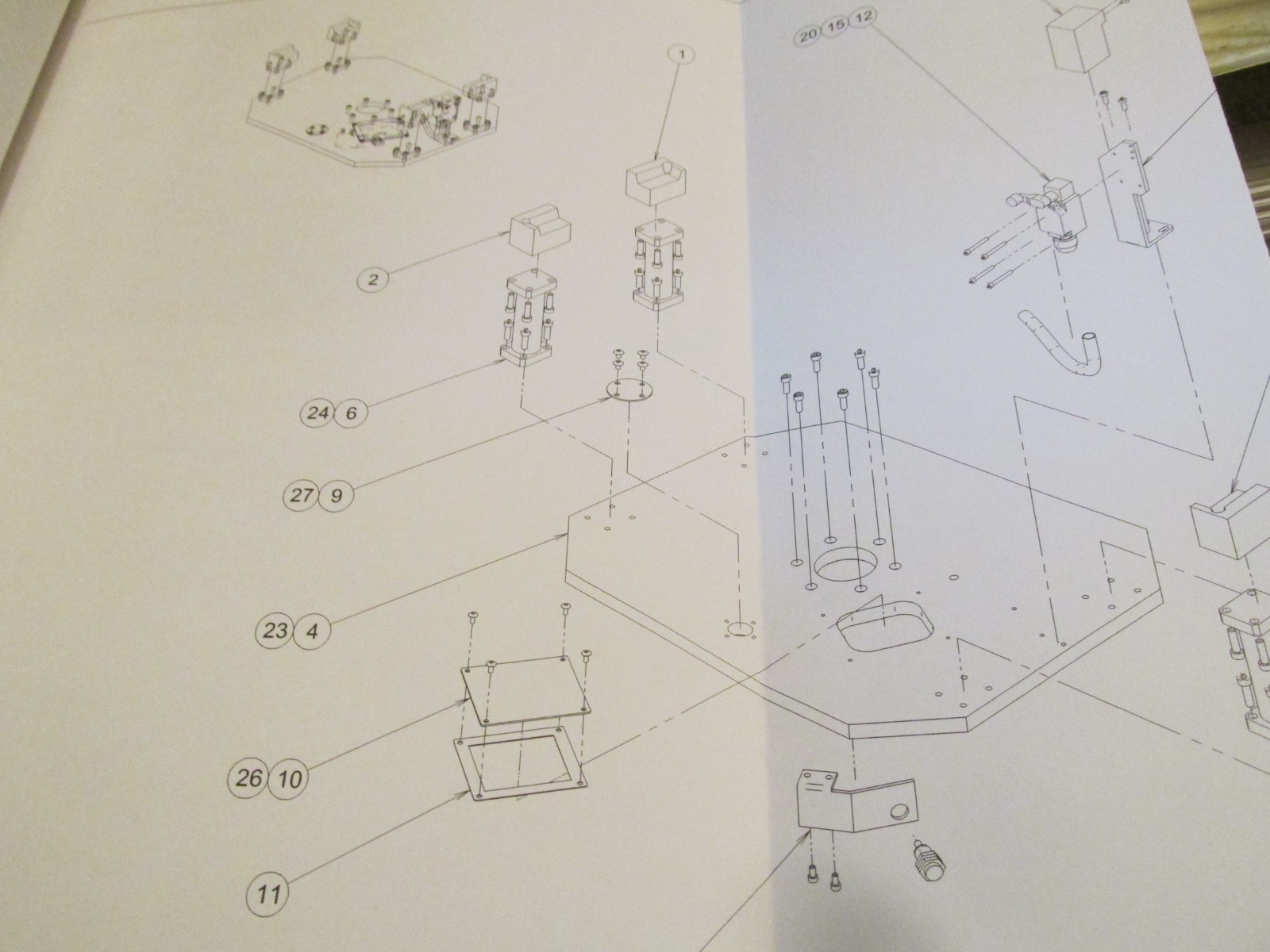 OEM FACTORY MORI SEIKI CNC MACHINING CENTER MODEL NH5000 PARTS-LIST MANUAL BOOK