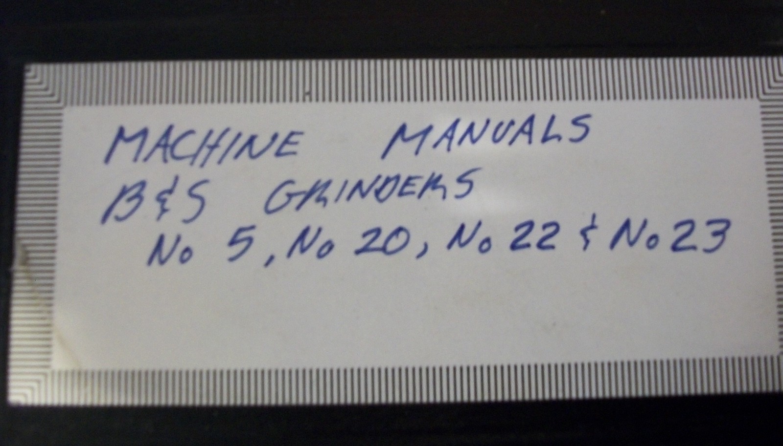 Brown & Sharpe No. 5 Plain Grinding Machine Manual 3″x12″ & 3″x18″ Shop Tool