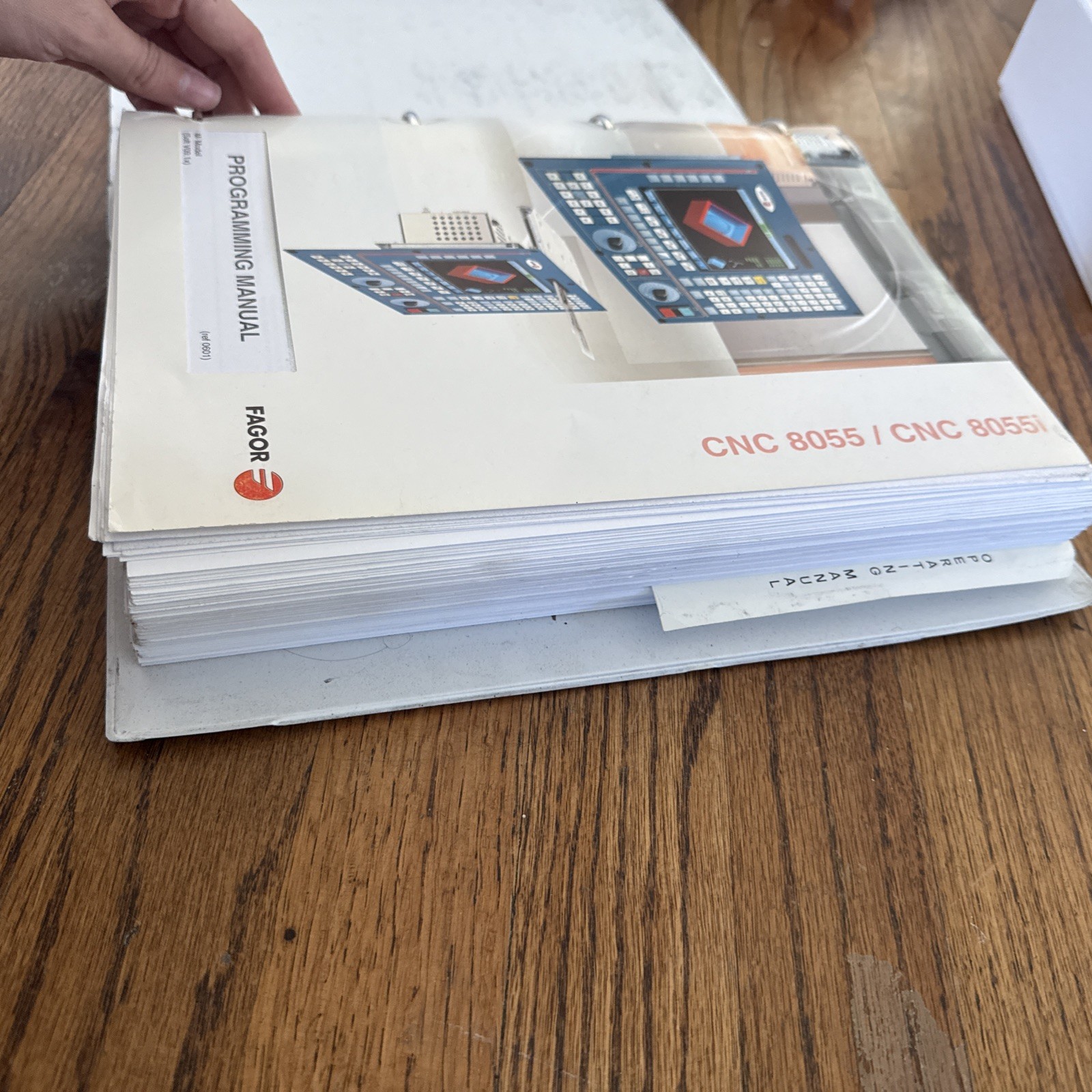 FAGOR CNC 8055 8055i PROGRAMMING MANUAL FOR M MODEL