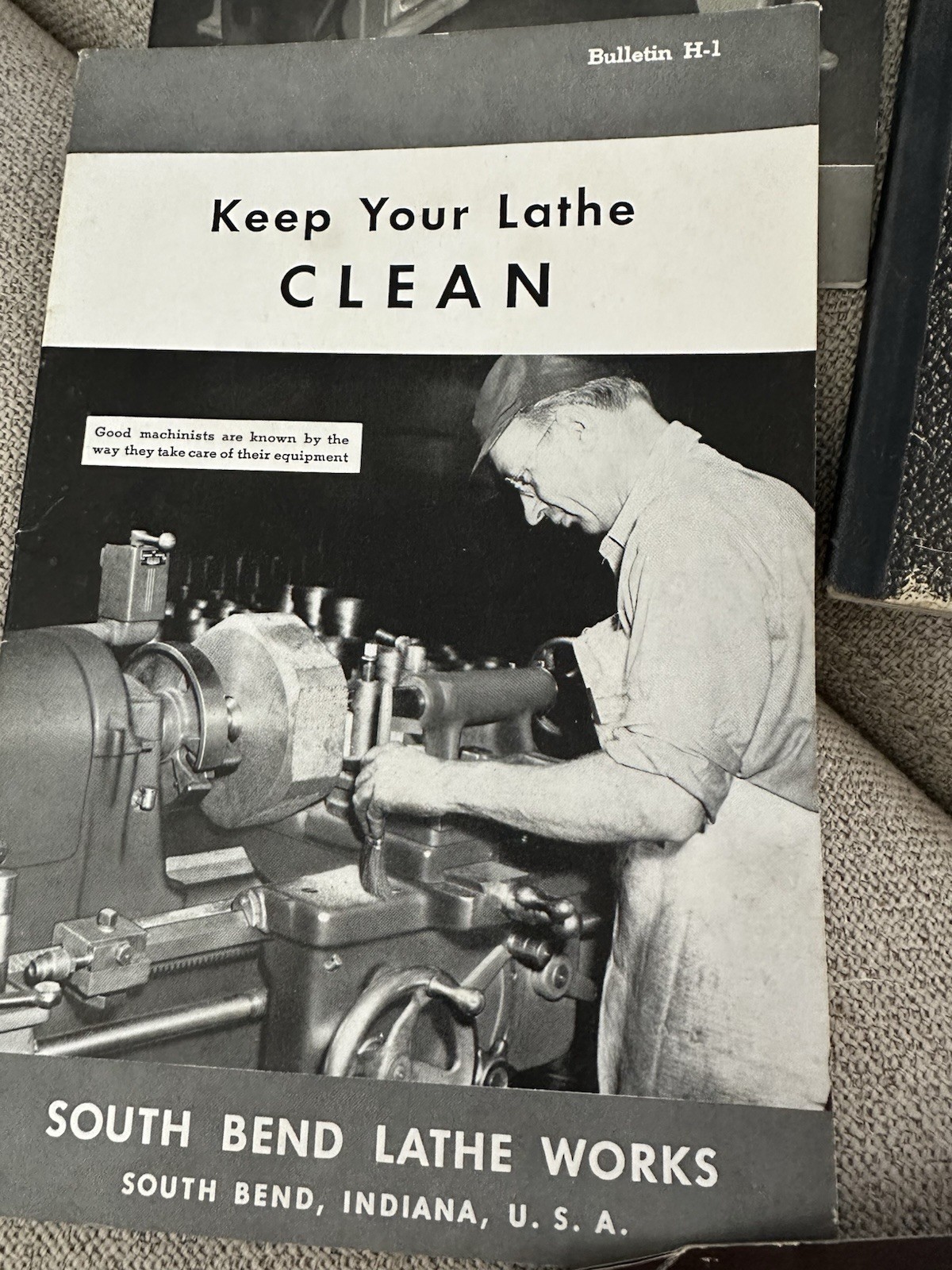 South Bend Lathe Works Manuals Booklets Lot How to Run a Lathe Machinist 1942