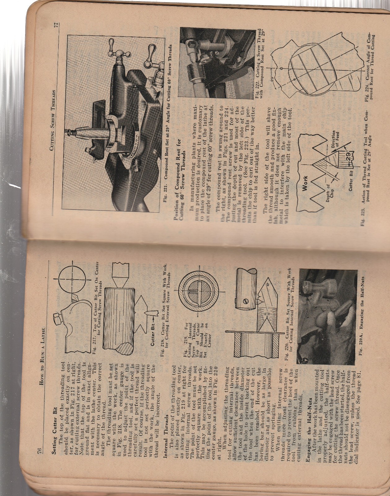 How To Run A Lathe 1944 South Bend Lathe Works Revised Edition 51 T720