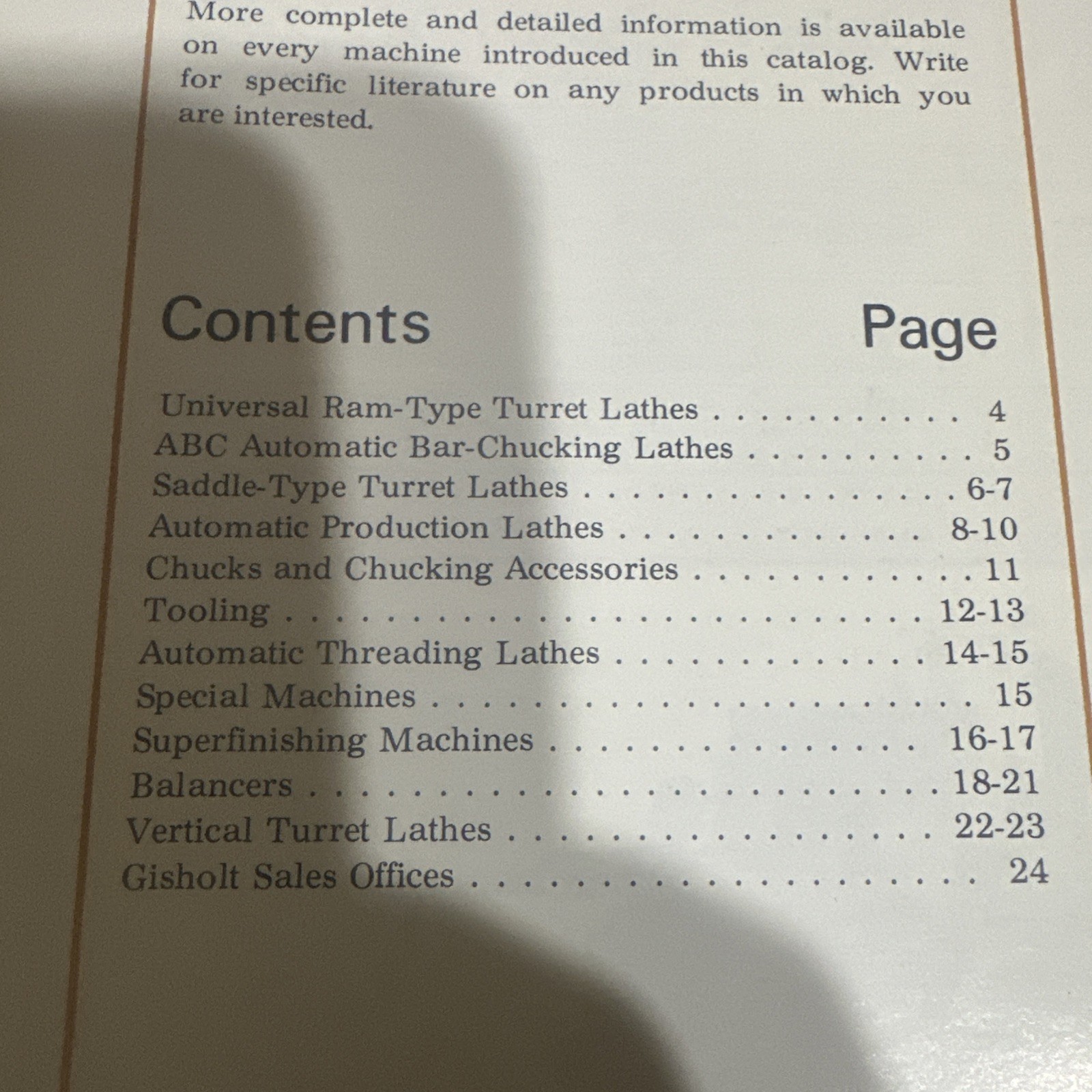 Gisholt General Catalog