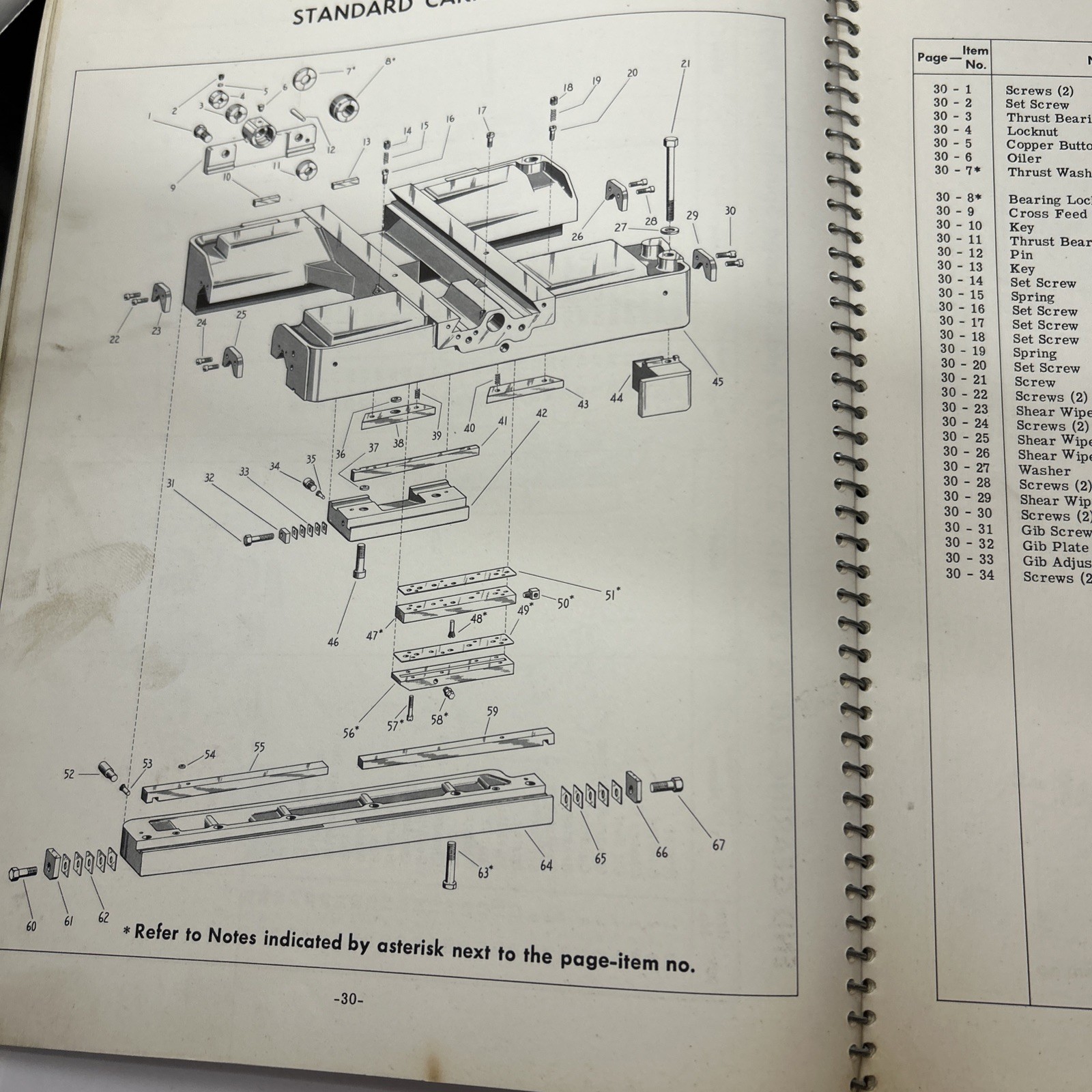 Lodge & Shipley Model X Lathe Instruction Book & Repair & Parts Manual