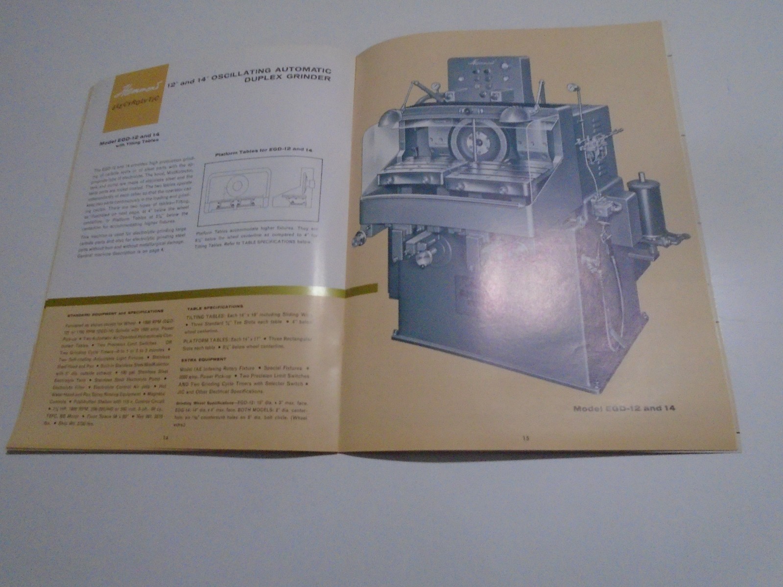 Hammons Electrolytic Grinders catalog EG-270 sce-10 sce-6 made in usa