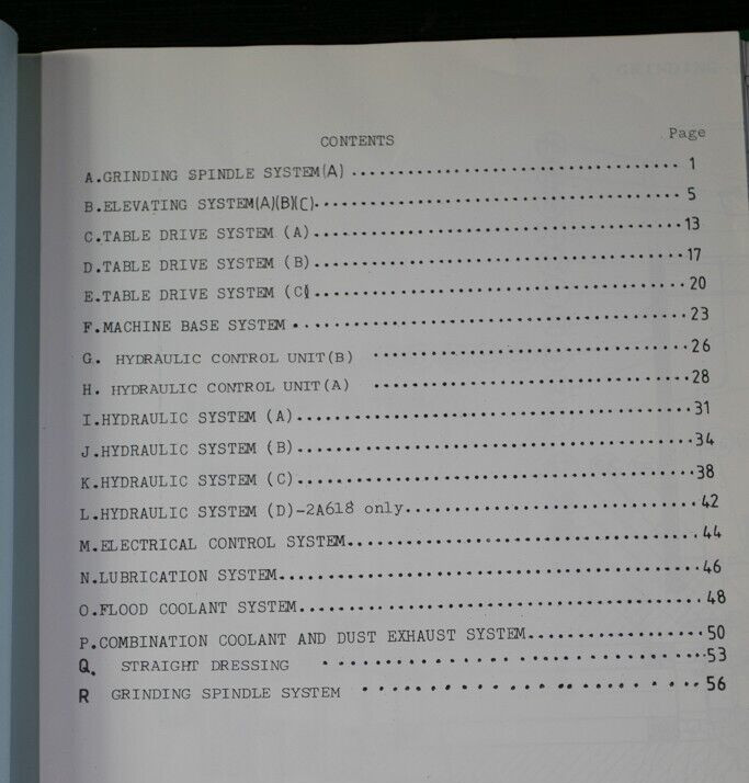 Chevalier FSG-2A618, 2A20, 2A20D,3A20 Surface Grinder Operations & Parts Manual