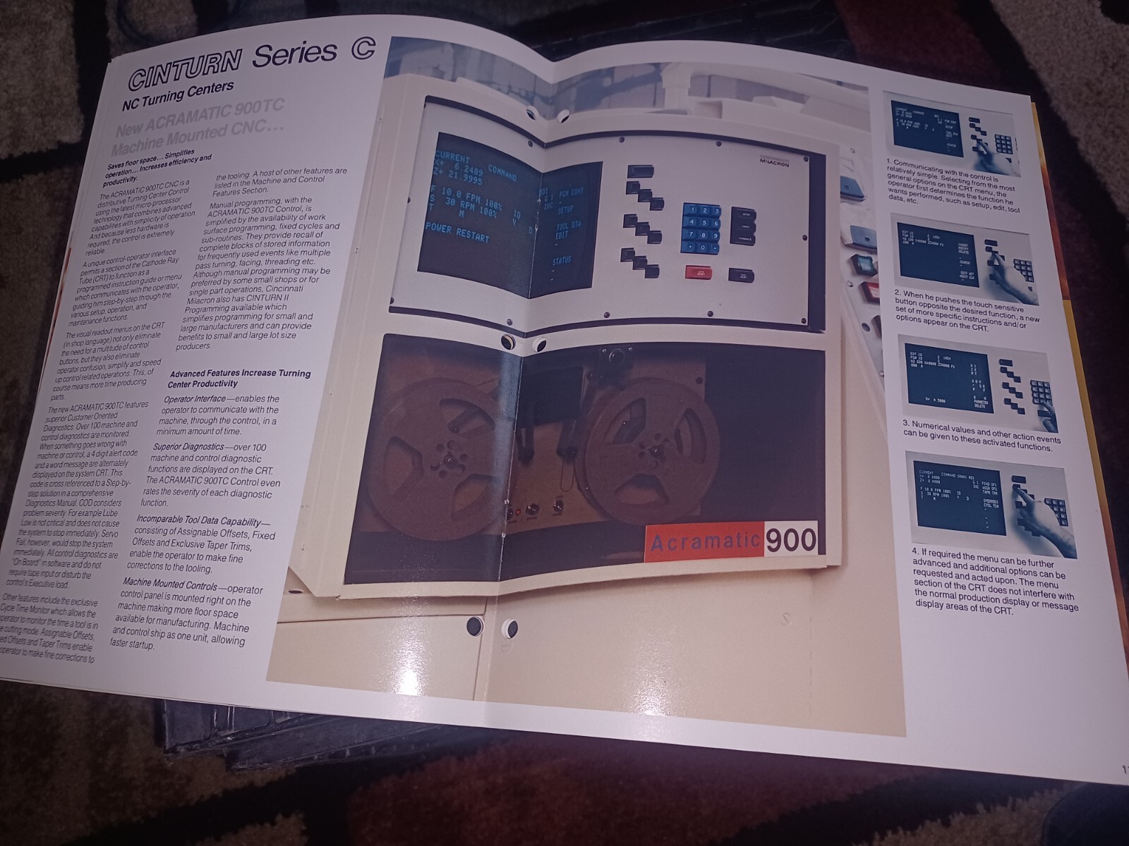 1980 Cincinnati Milacron Cinturn Series C Sales Catalog Book NC Turning Centers
