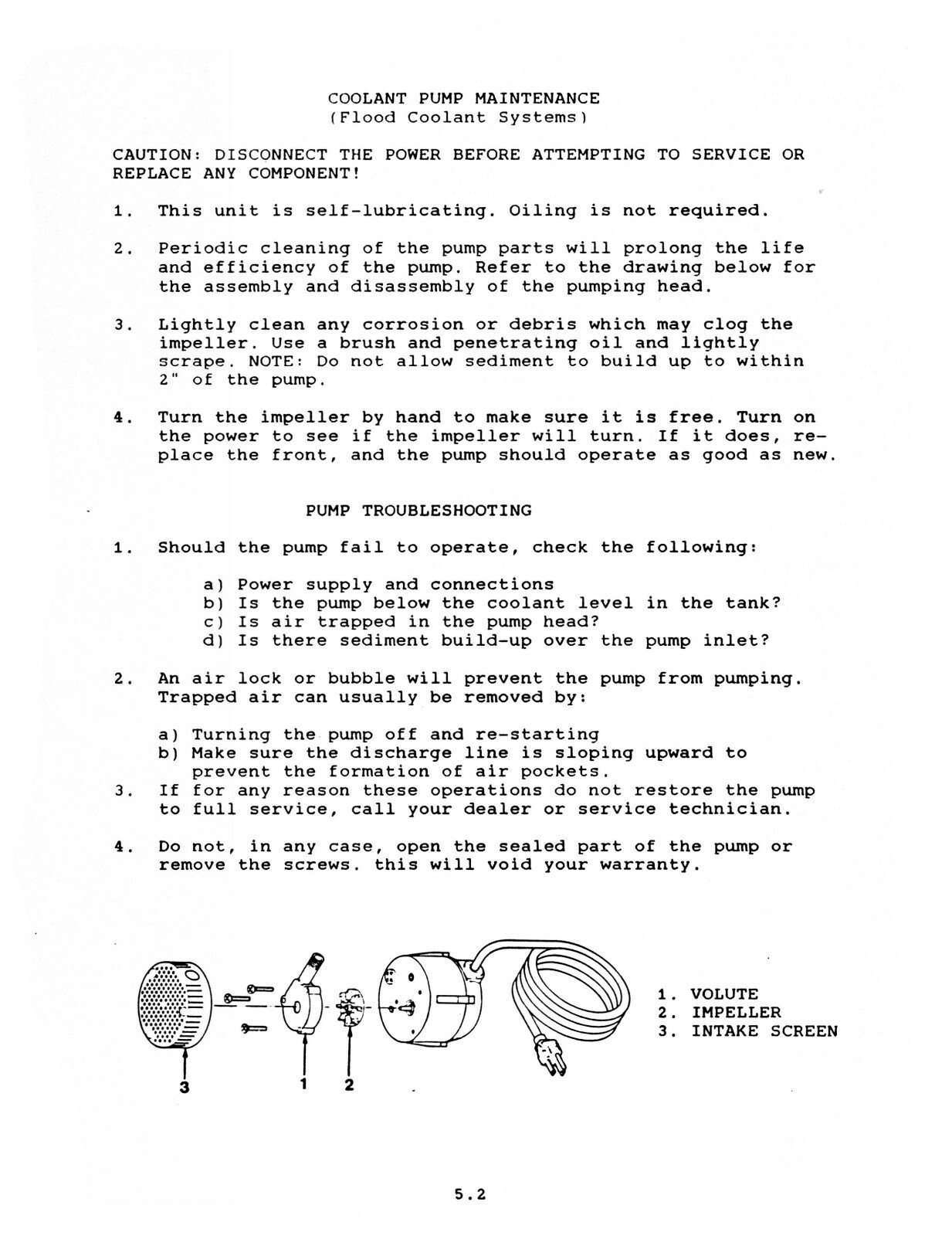 Kalamazoo U816, H8AW, H9AW, 13AW Bandsaw Operating & Maintenance Manual #1715
