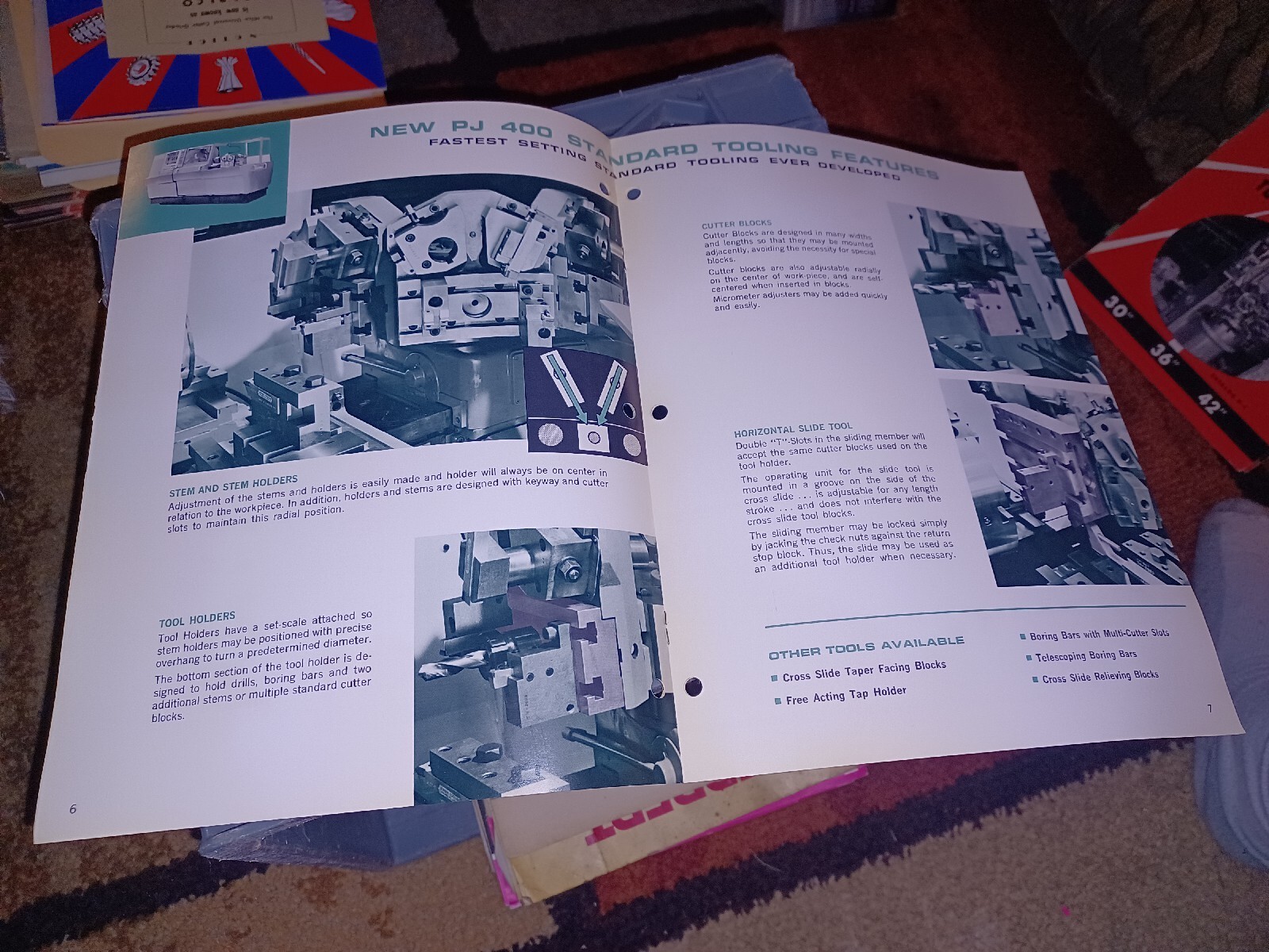 PRATT & WHITNEY PJ 400 AUTOMATIC TURRET LATHE Sales Catalog Book Booklet A11-1