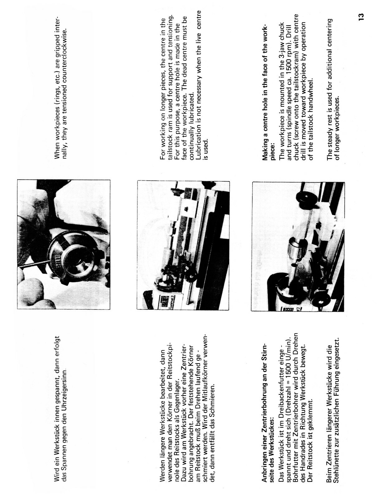 Emco Unimat 3 Lathe Mill Instruction Manual #1170