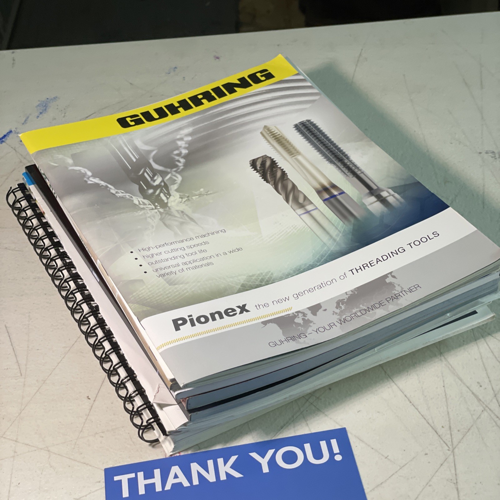 Lot Of X10 Machine Shop Guides And Books From Guhring, ToolFlo, Lenox, Gorilla