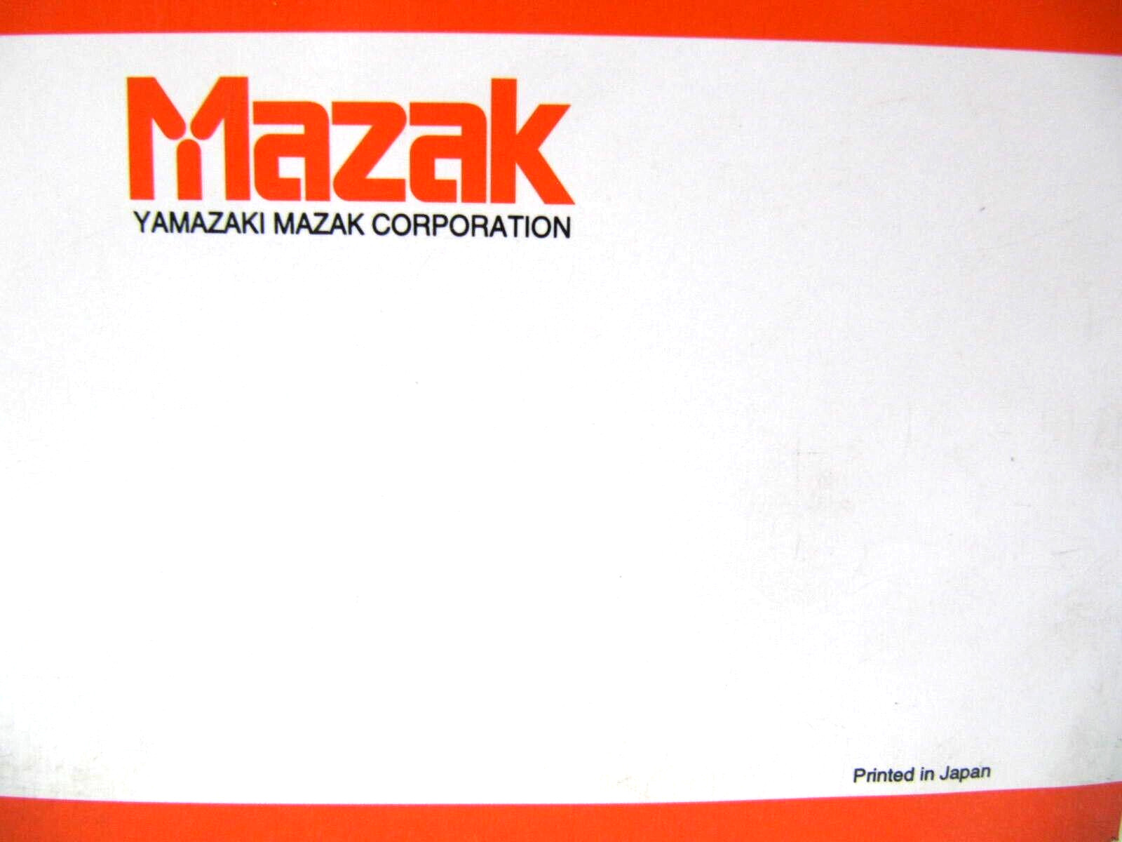 Yamazaki Mazak Corp. Programming Manual Mazak & Fanuc L-64 Pipe Mode H671PA0022E
