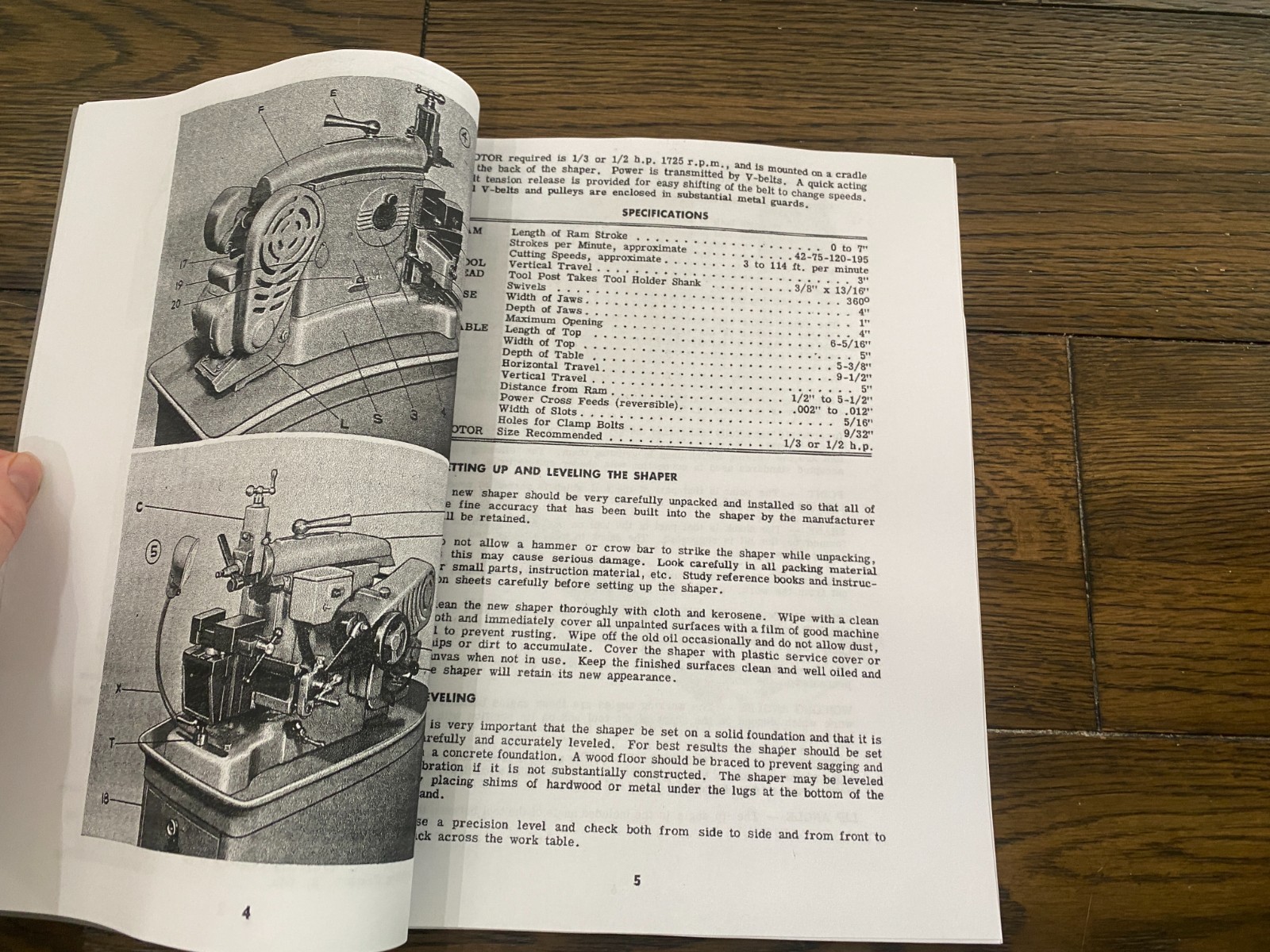 Manual Fits 1954 South Bend Lathe Edition 3 – How to Run a Metal Working Shaper