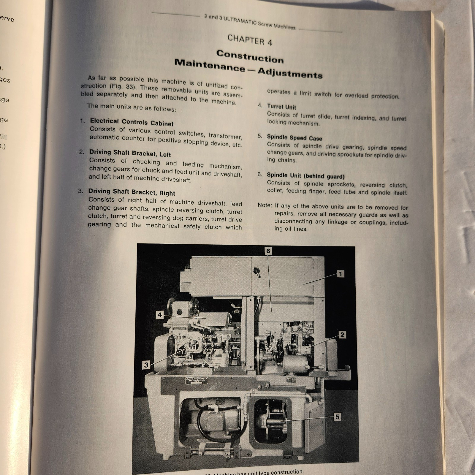 Brown & Sharpe 2 & 3 Ultramatic Screw Machine Operation & Maintenance Manual