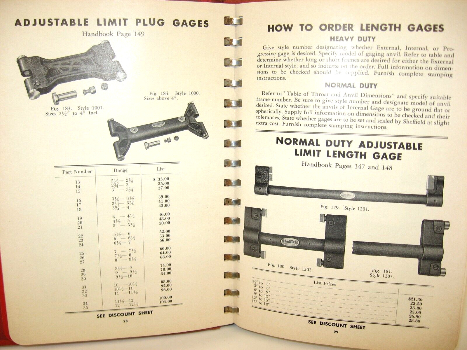 1943 Sheffield Gages Catalog 42-0, Sheffield Corporation, Dayton, Ohio