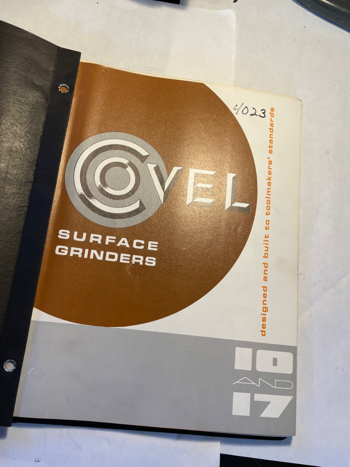 Covel No.s 10 & 17 Surface Grinder 10″ x 16″ Manual